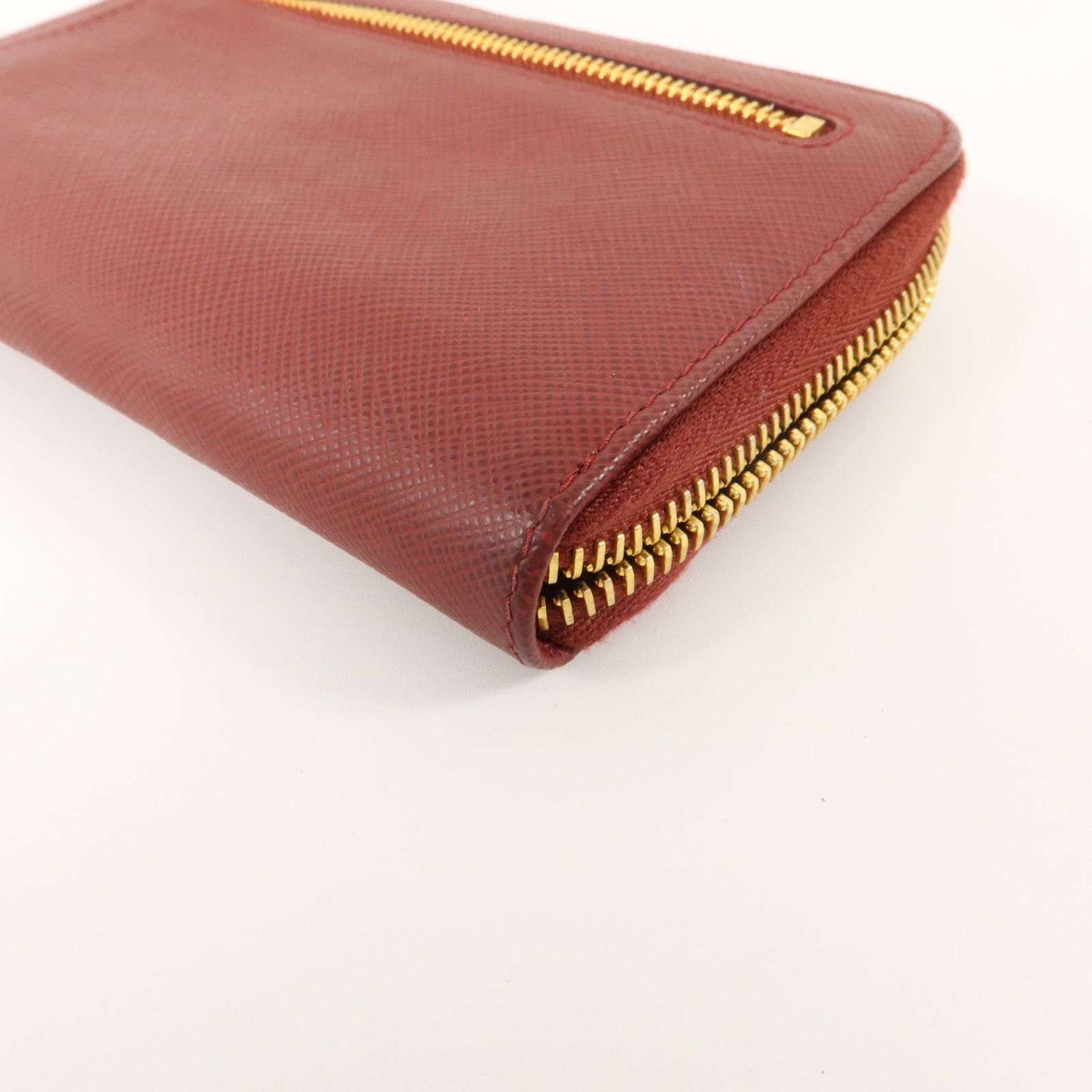 Saffiano Metal Zip Around Wallet — view 13