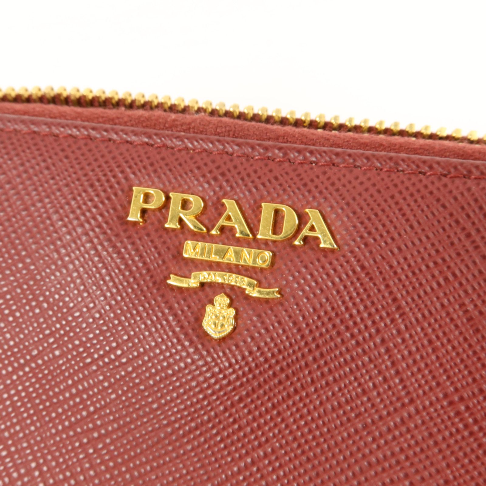 Saffiano Metal Zip Around Wallet — view 15