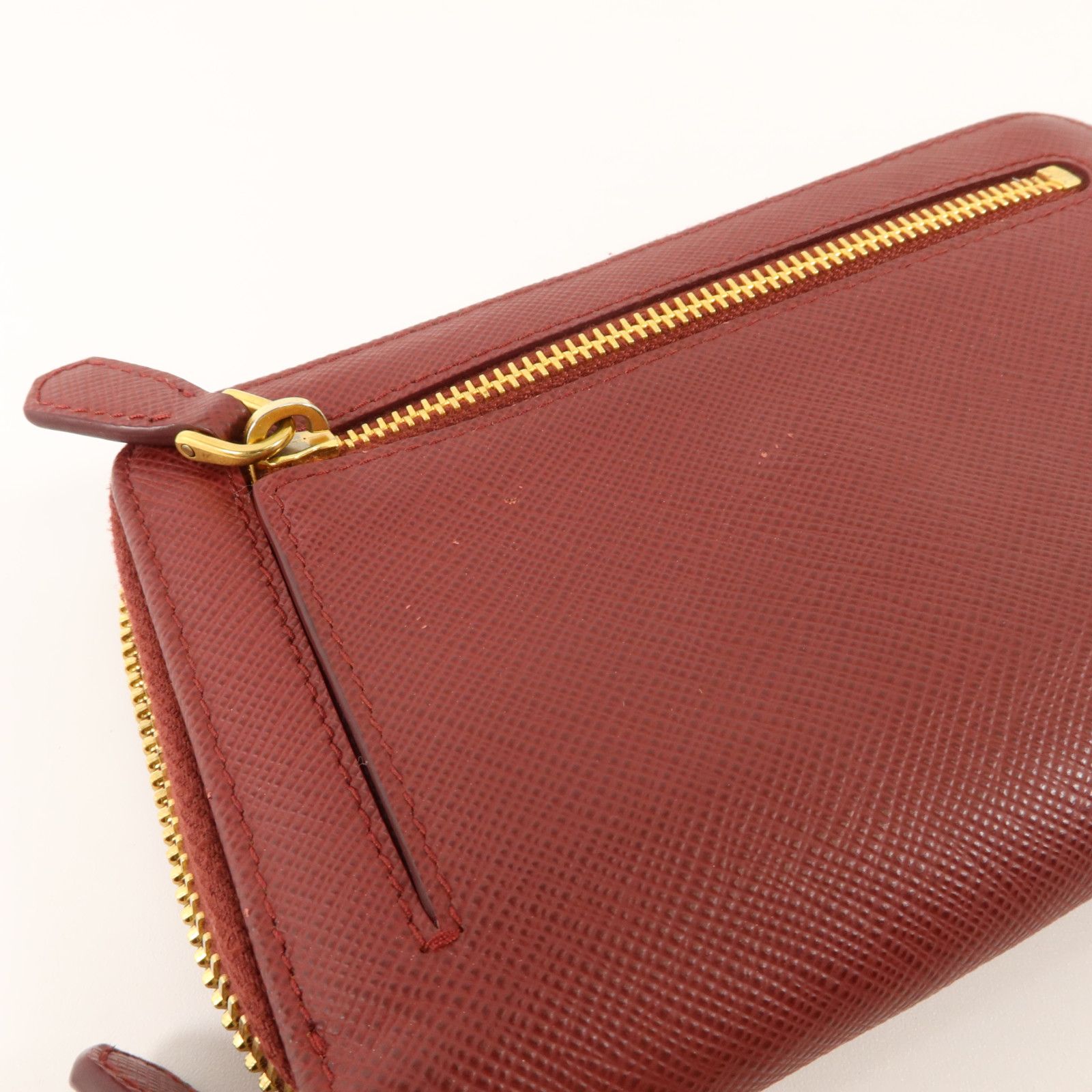 Saffiano Metal Zip Around Wallet — view 16