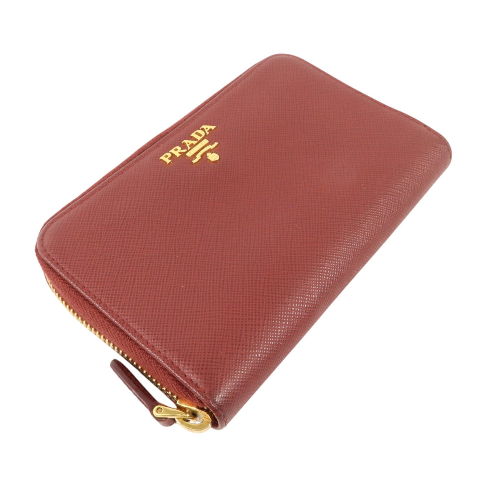 Saffiano Metal Zip Around Wallet — view 3