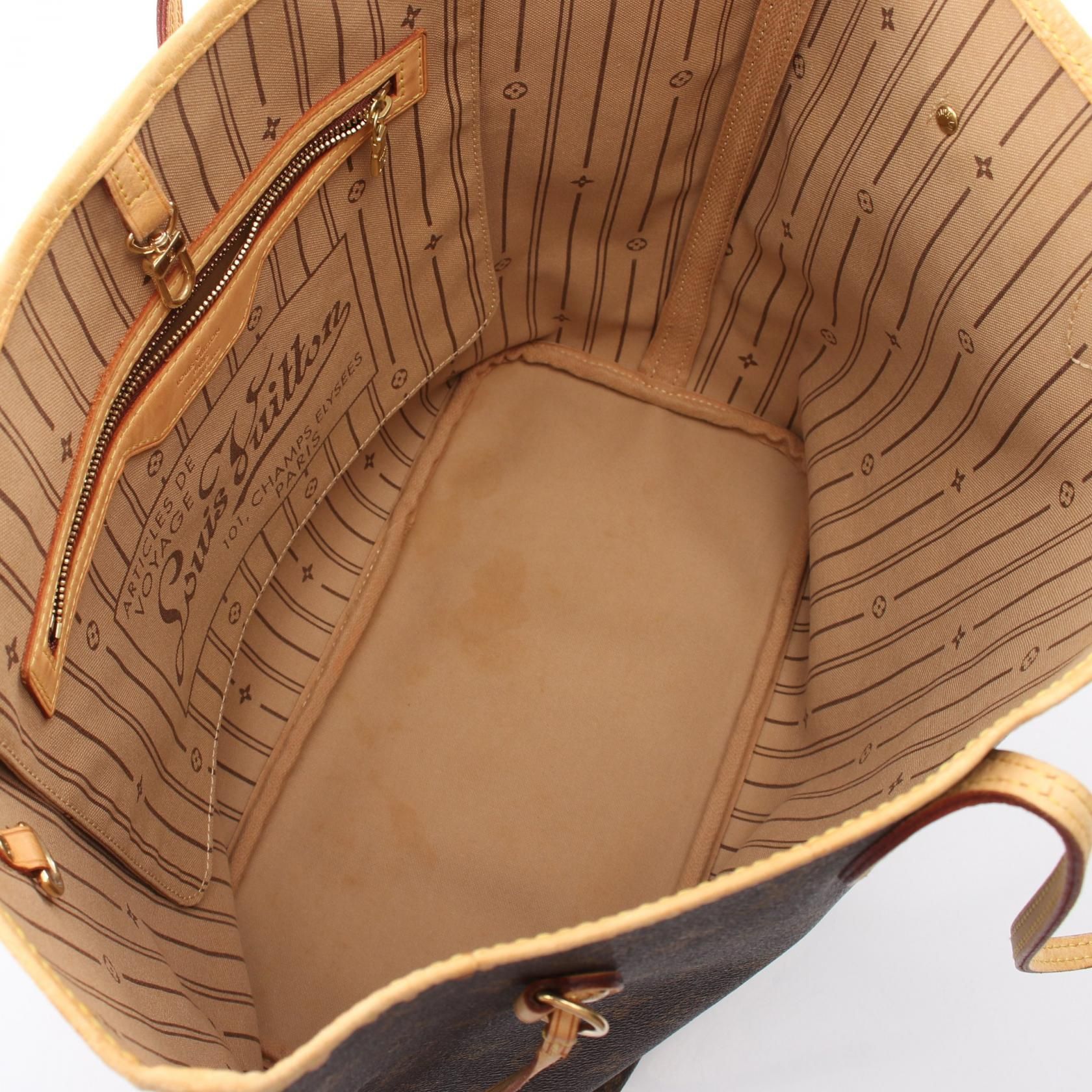 Neverfull Mm Brown Tote Bag M 40156 — view 3