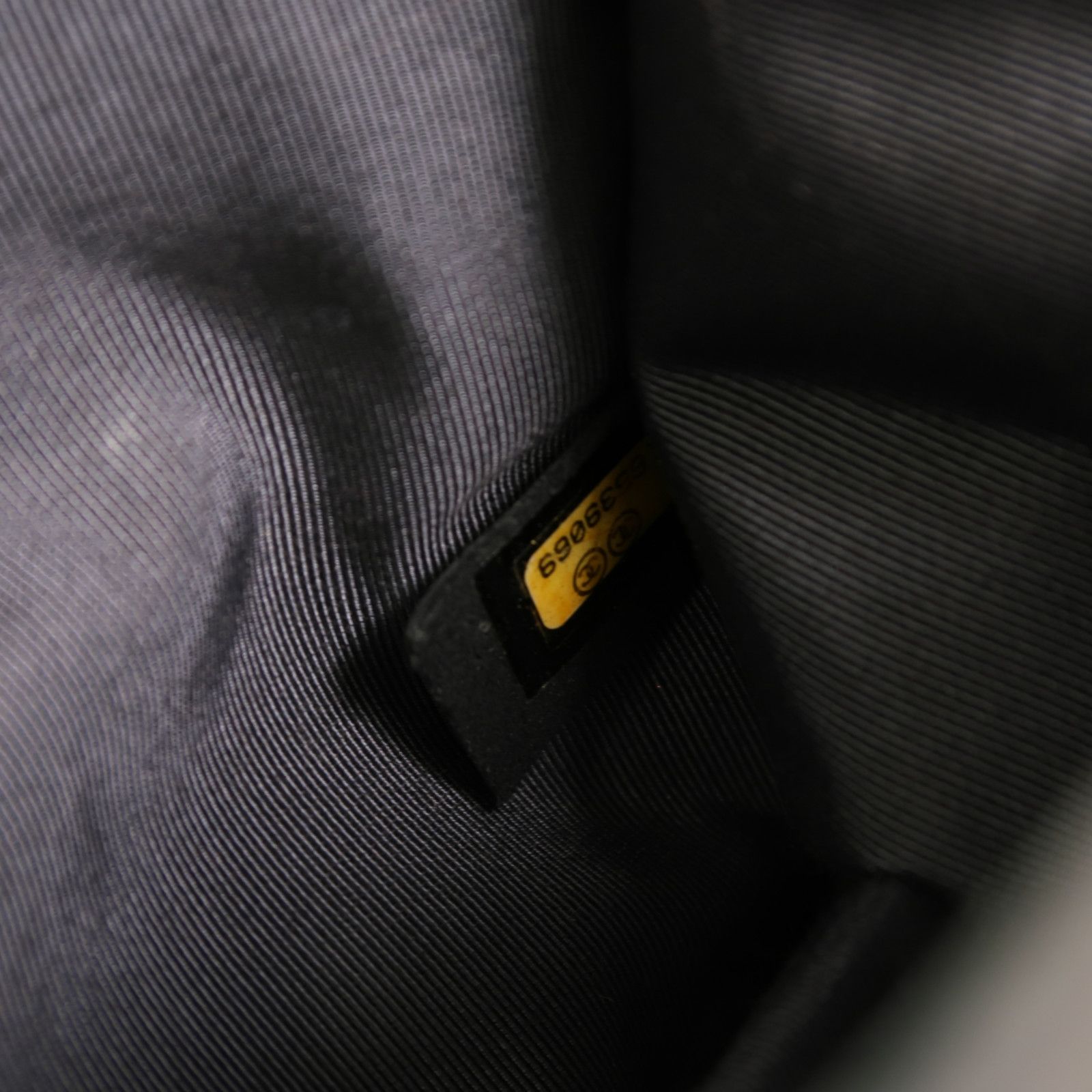 Gray Lambskin Square Reissue Flap — view 7