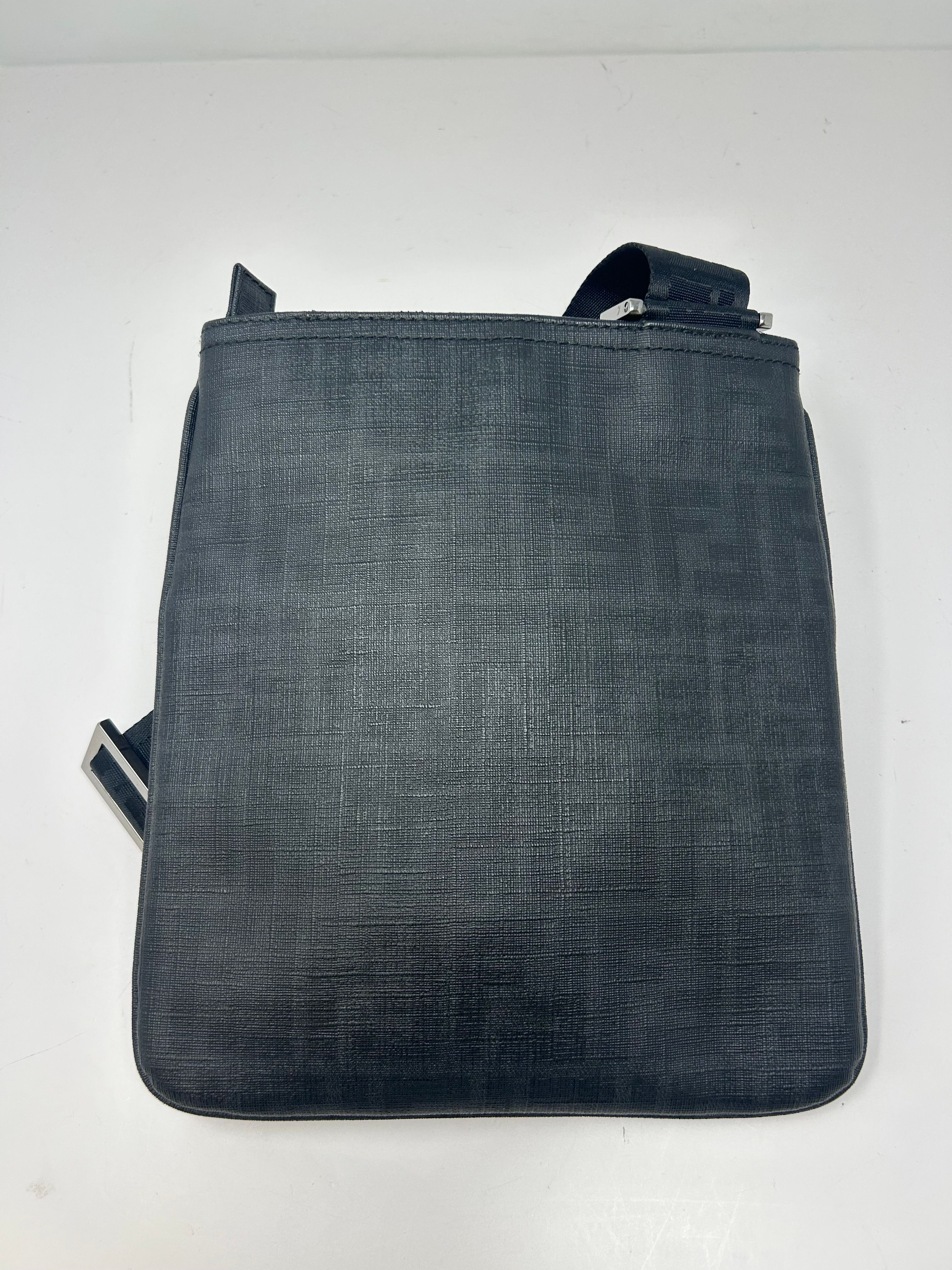 Crossbody Bag Black, Zucca Coated Canvas — view 2