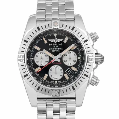 Chronomat 44 Airborne Steel Black Dial Men Watch AB01154G/BD13-375A