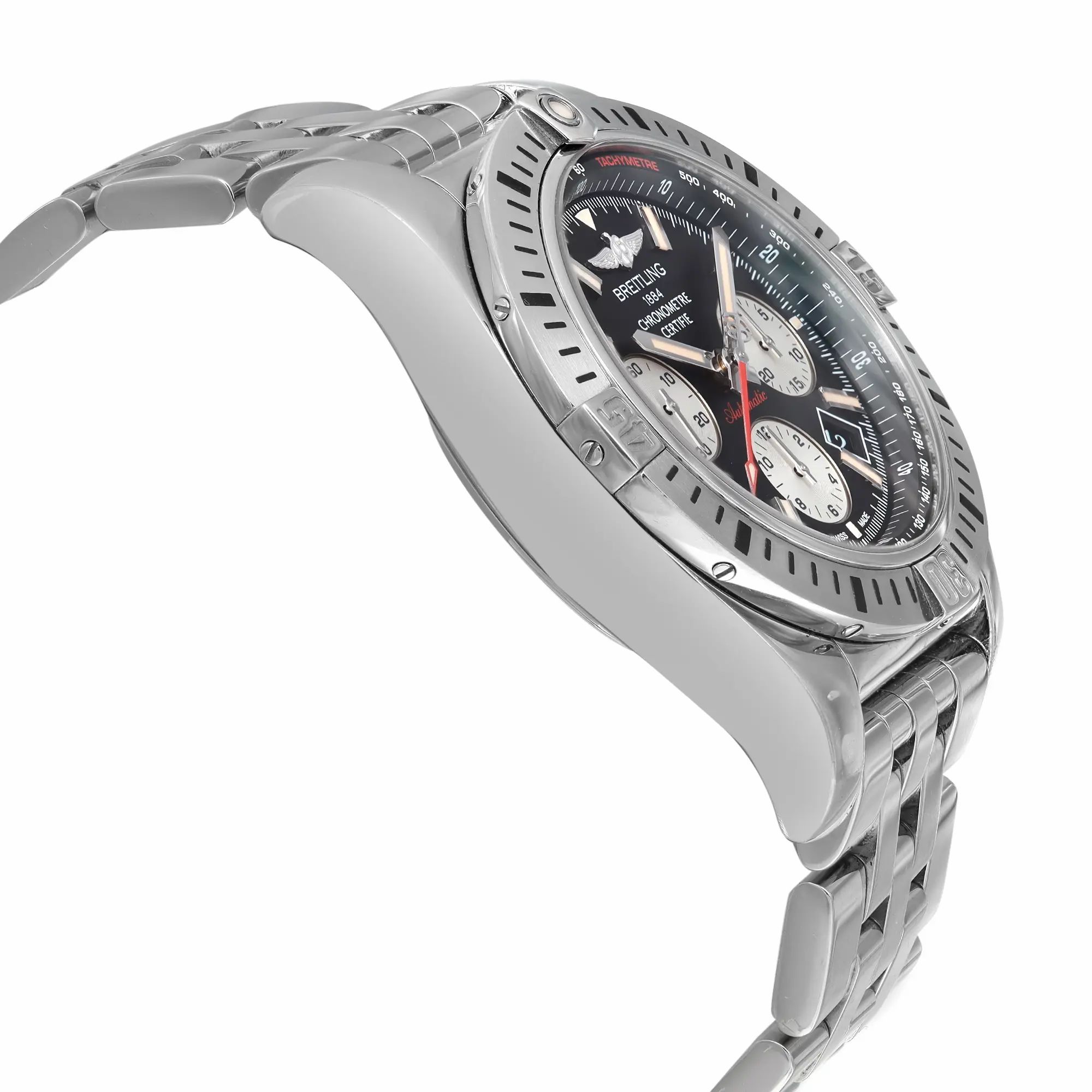 Chronomat 44 Airborne Steel Black Dial Men Watch AB01154G/BD13-375A — view 4
