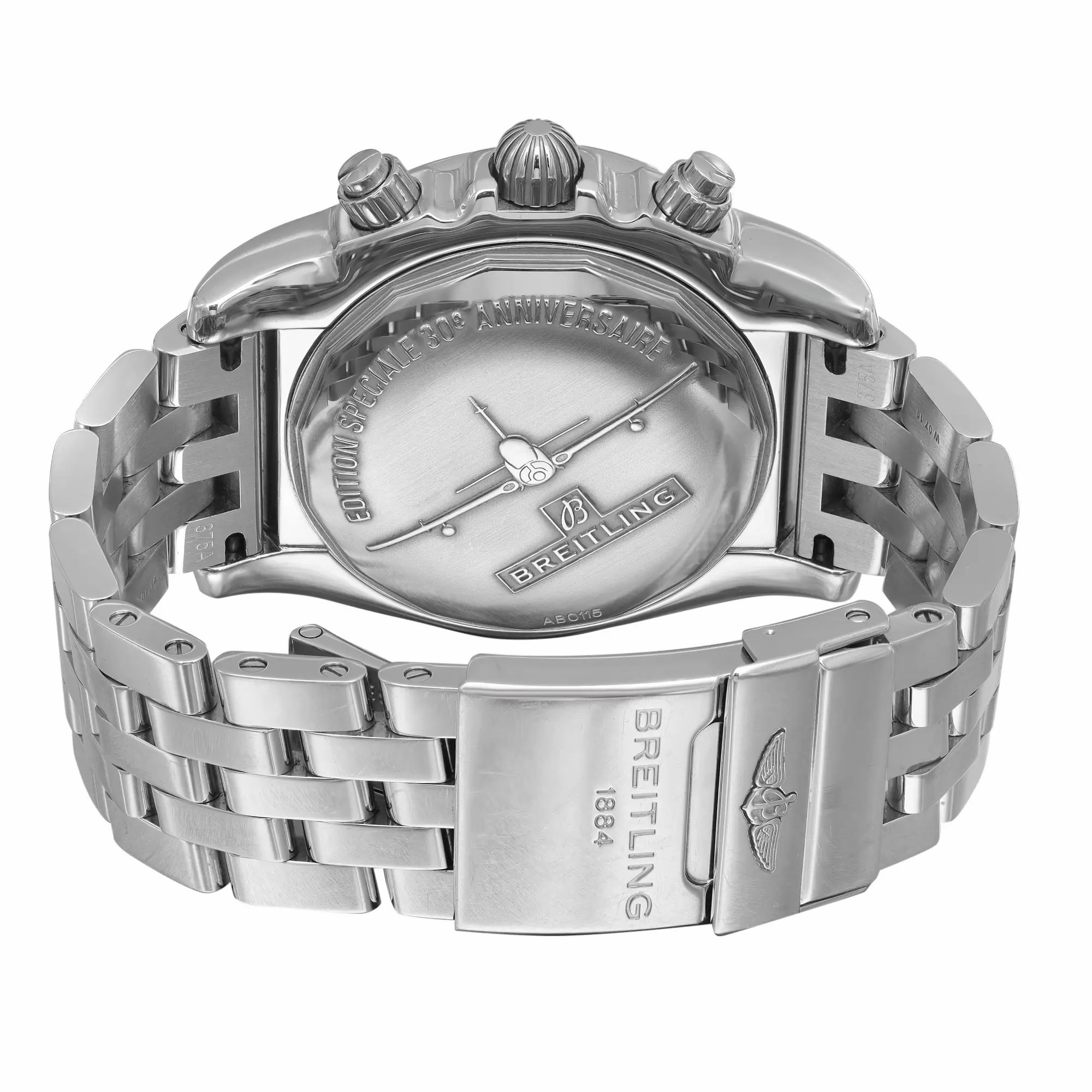 Chronomat 44 Airborne Steel Black Dial Men Watch AB01154G/BD13-375A — view 5