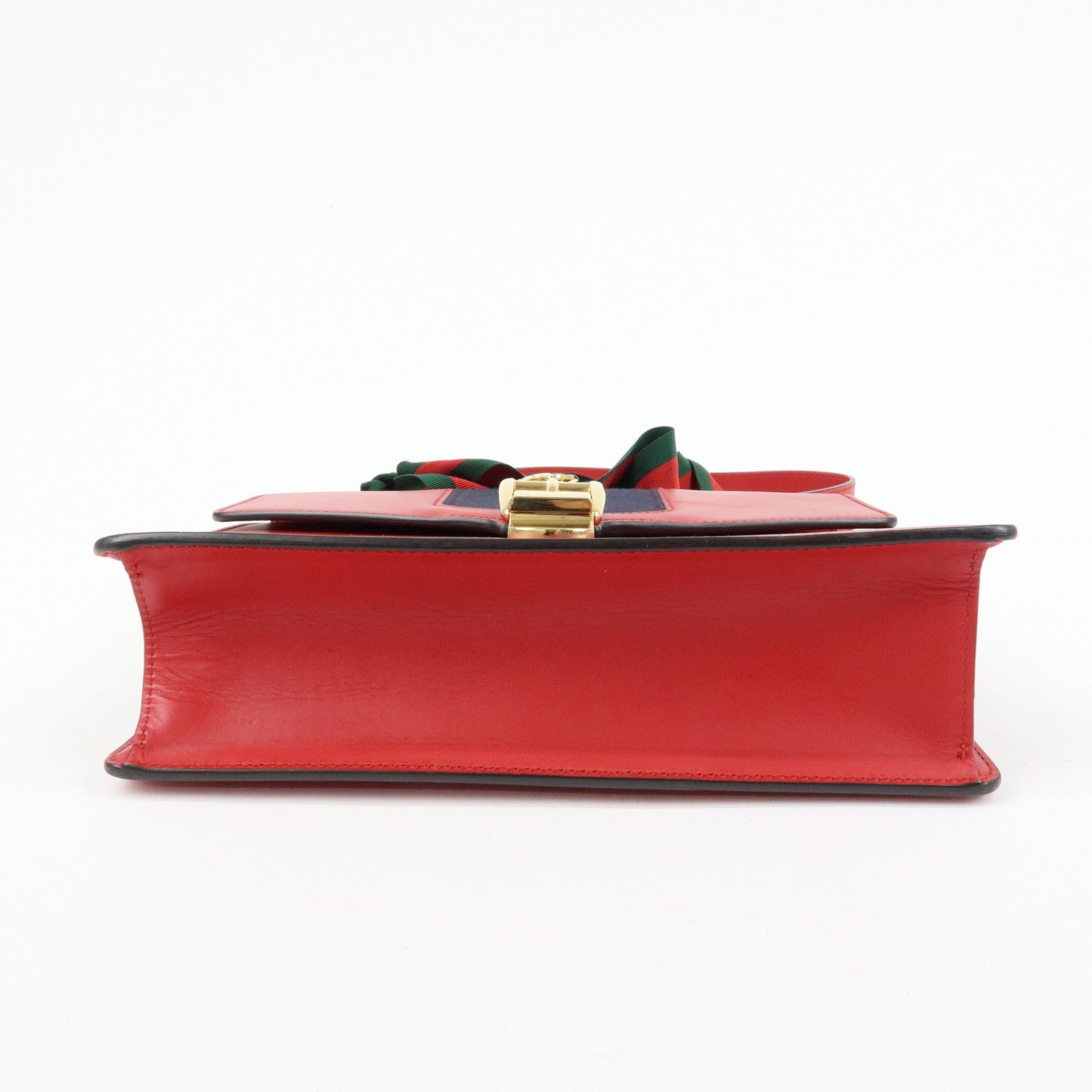 Sylvie Sherry Leather Shoulder Bag Red Ribbon Red 421882 — view 5