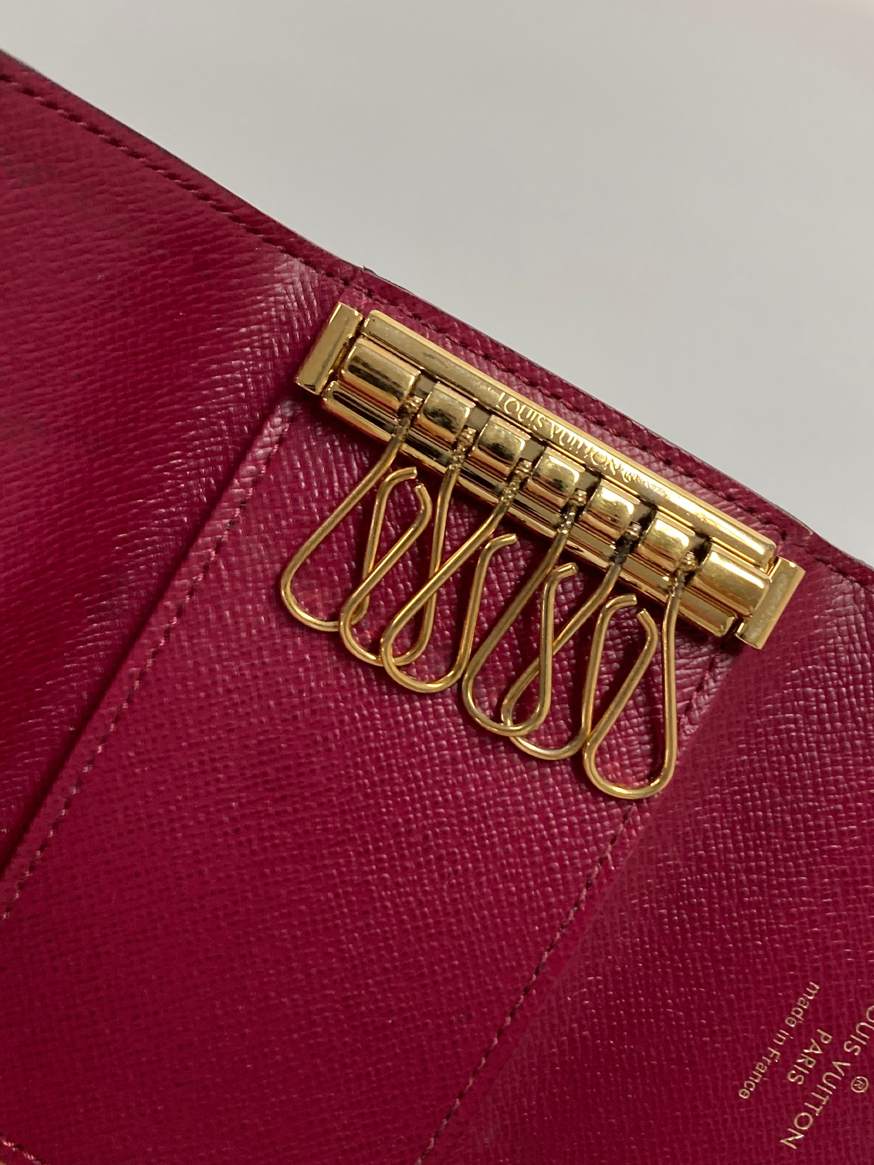6 Key Holder Brown,Monogram — view 2