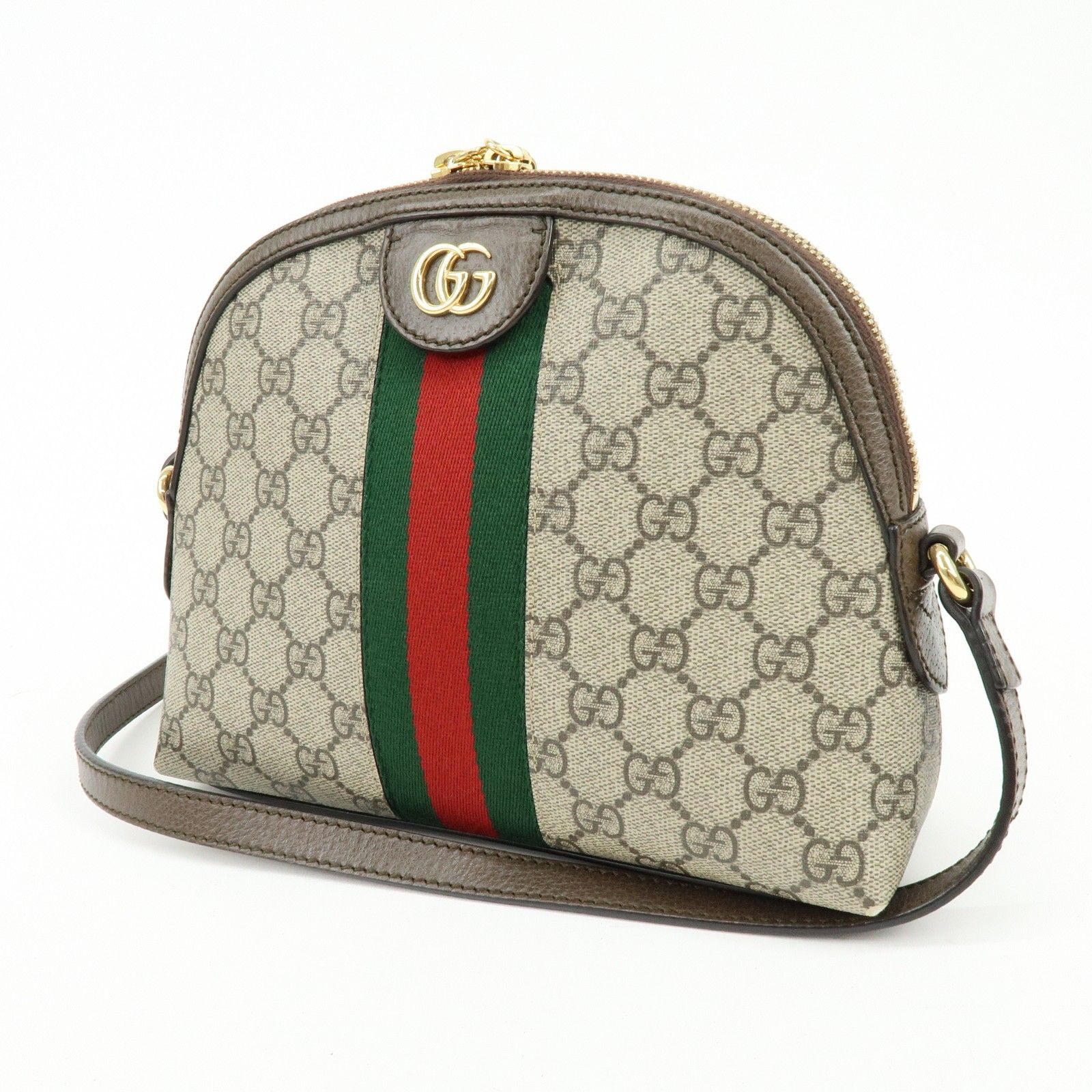 GG Supreme Small Ophidia Dome Shoulder Bag — view 3