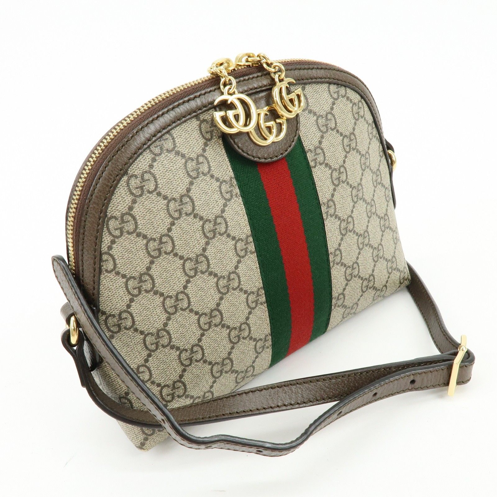 GG Supreme Small Ophidia Dome Shoulder Bag — view 4