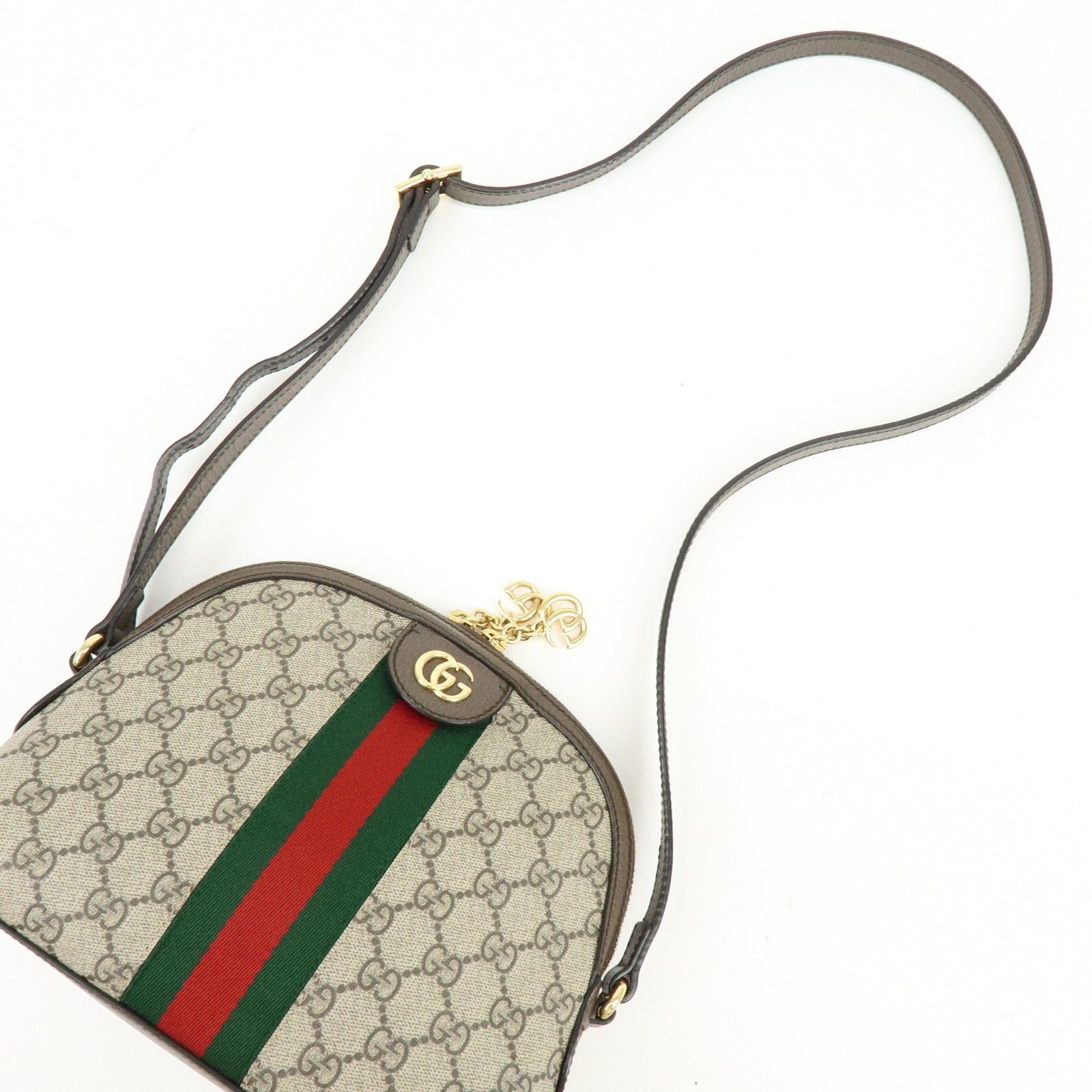 GG Supreme Small Ophidia Dome Shoulder Bag — view 6