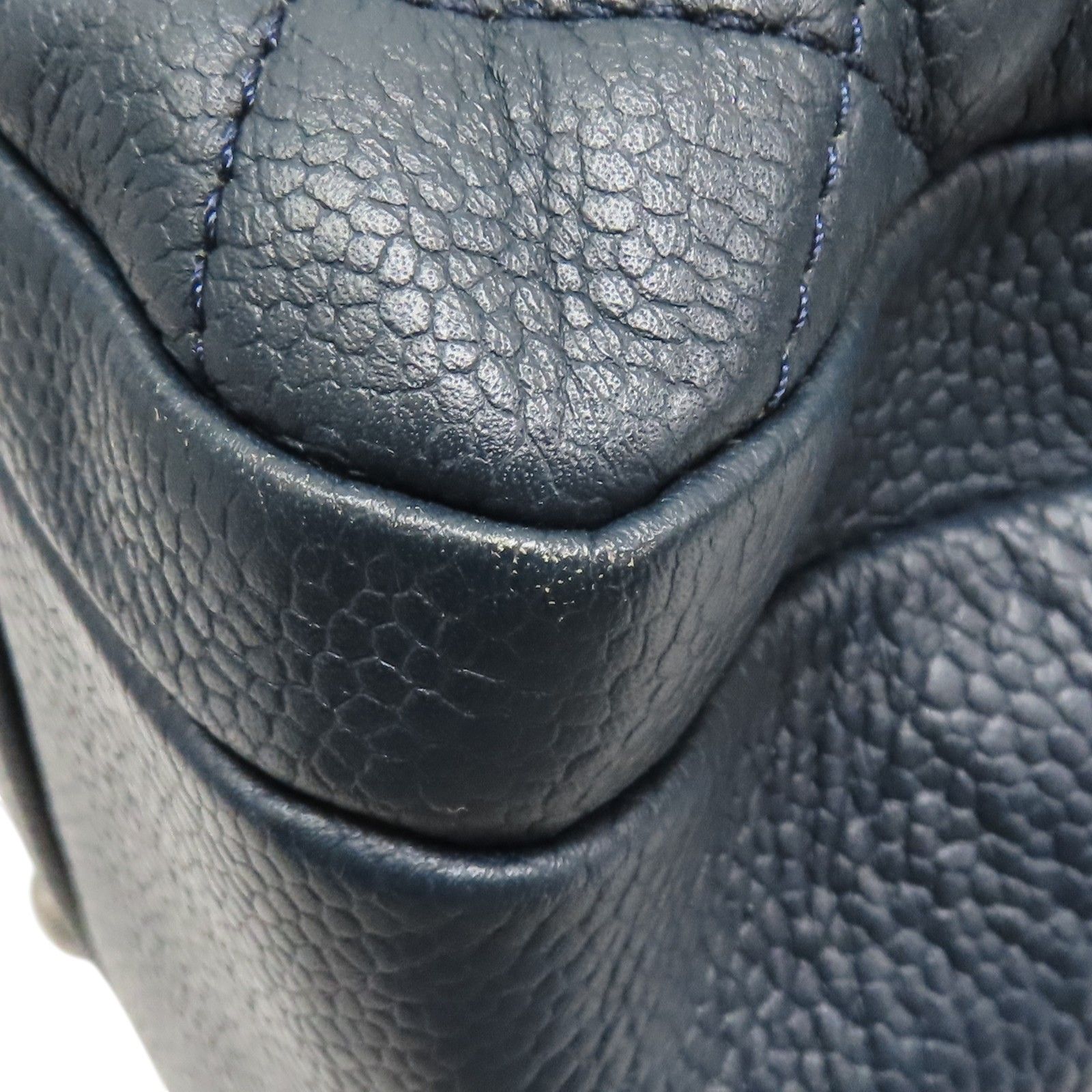Caviar Quilted and Smooth Leather Shopping Tote — view 17