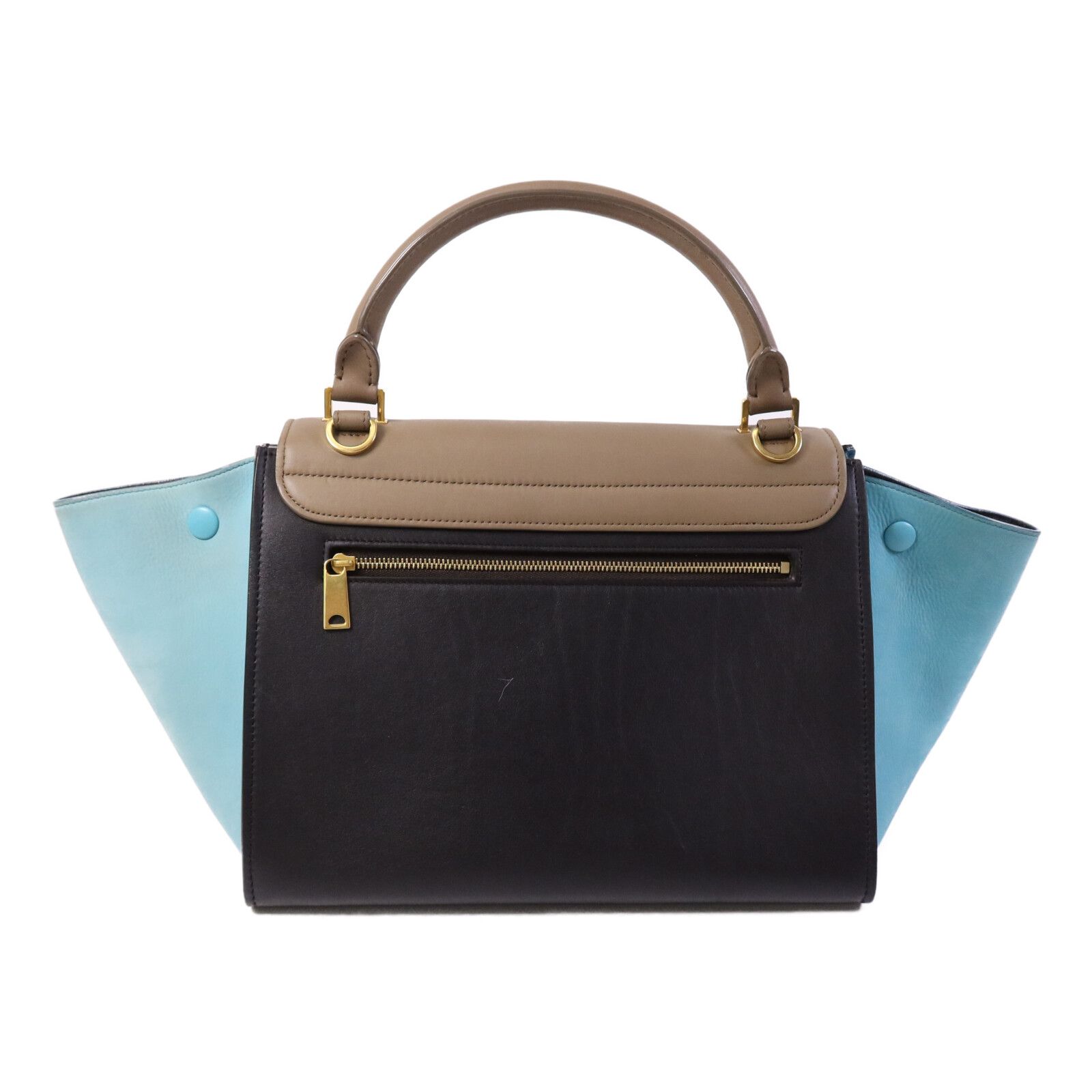 Multi-Color Trapeze Bag w/Strap — view 2