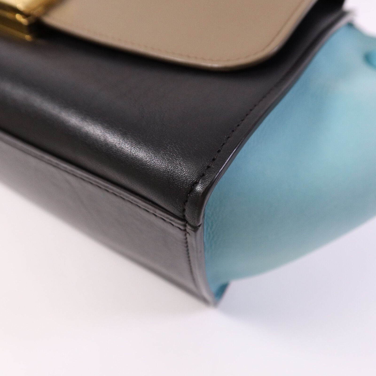 Multi-Color Trapeze Bag w/Strap — view 11