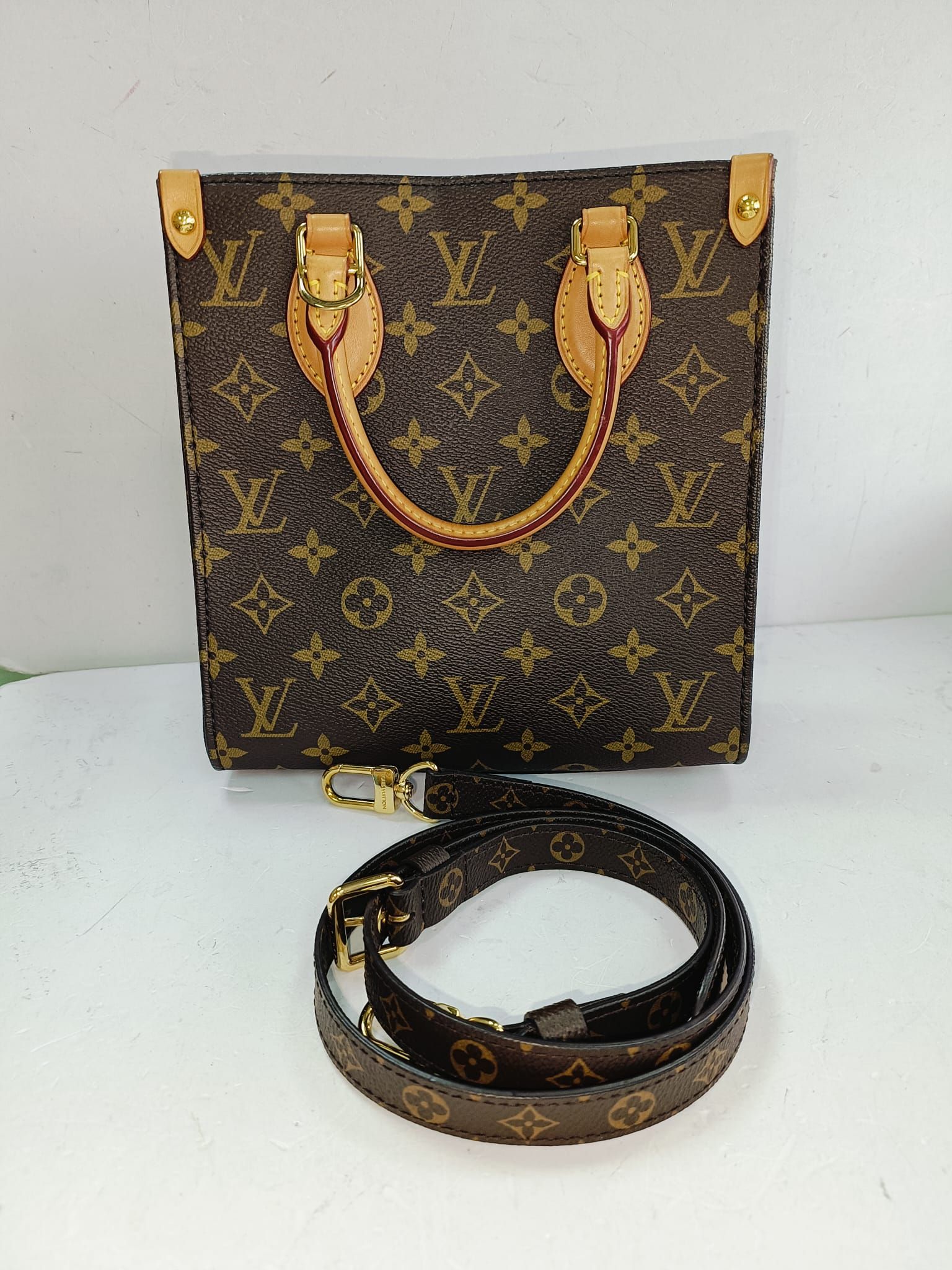 Sac Plat PM Brown,Monogram