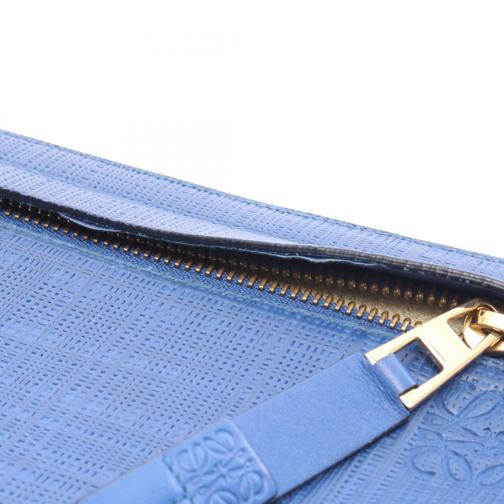 T Anagrama Leather Zip Pouch — view 9