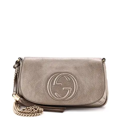 Soho Chain Crossbody Bag Leather Medium