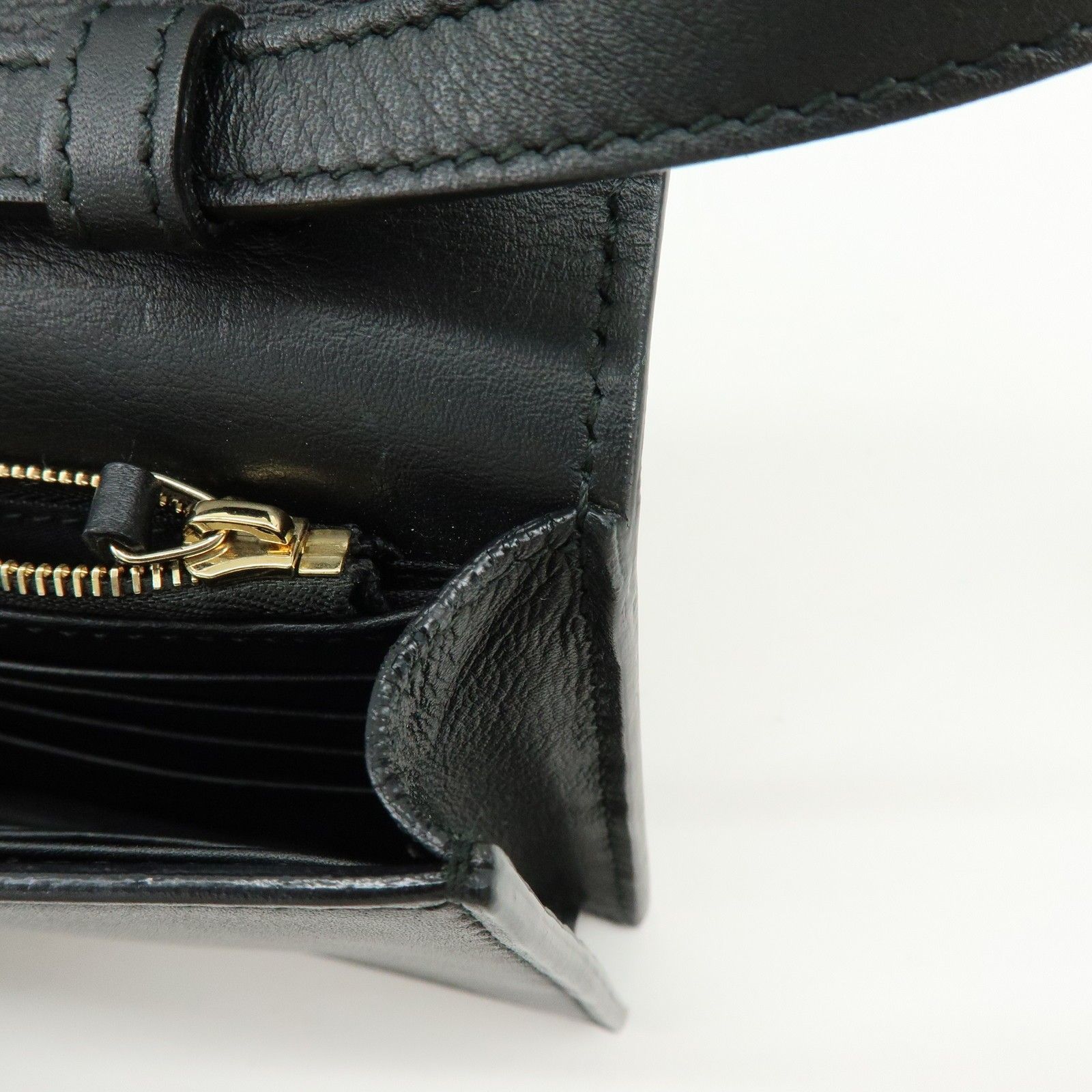 Interlocking G Leather Shoulder Bag Crossbody Bag Black 369664 — view 21