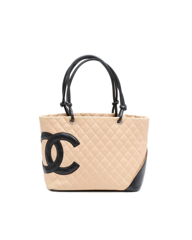 Quilted Cambon Tote Bag