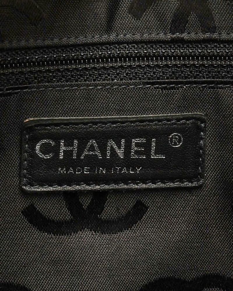 Quilted Cambon Tote Bag — view 7