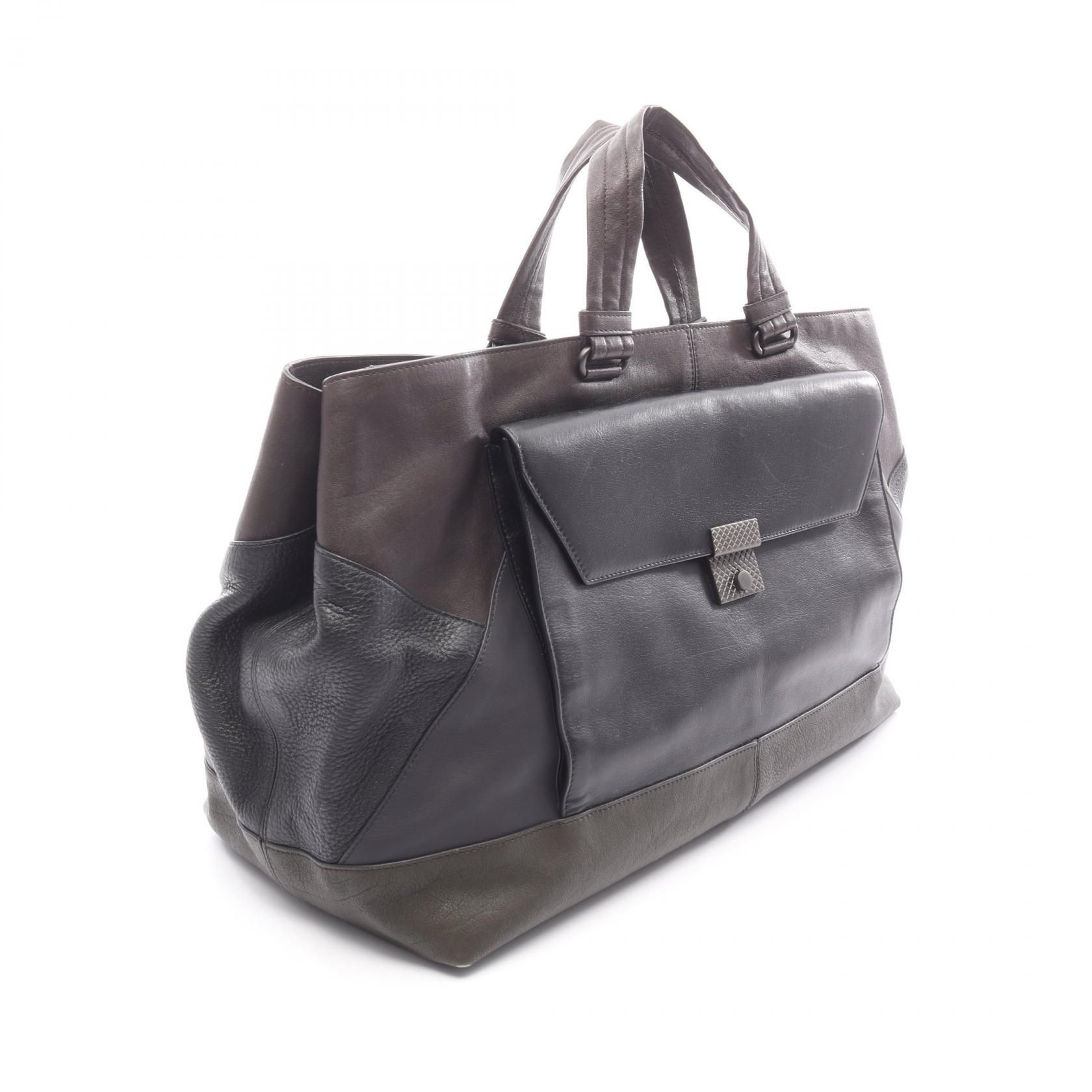 Intrecciato Patchwork Tote Bag — view 2
