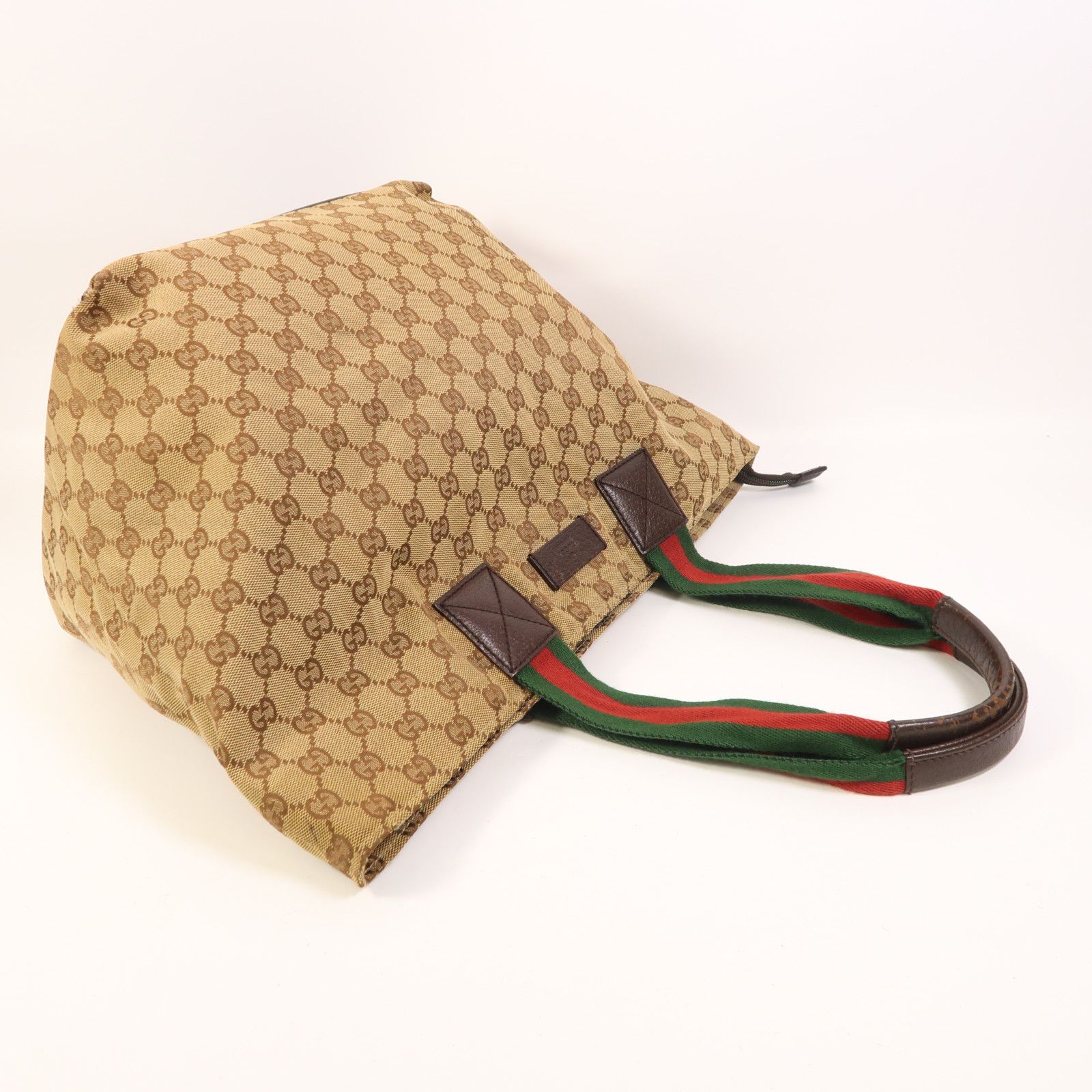 GG Monogram Large Web Tote Bag — view 8