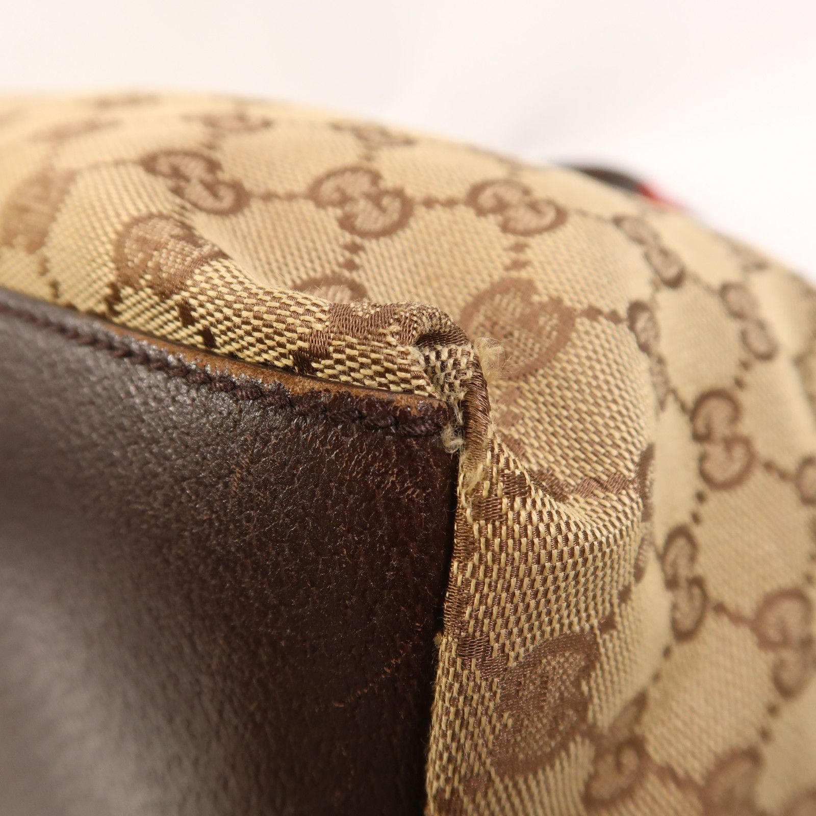 GG Monogram Large Web Tote Bag — view 9