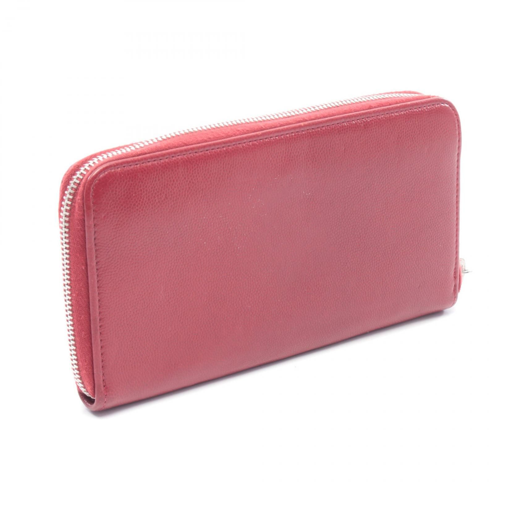 Red Around Long Wallet Calfskin (cowhide) — view 2