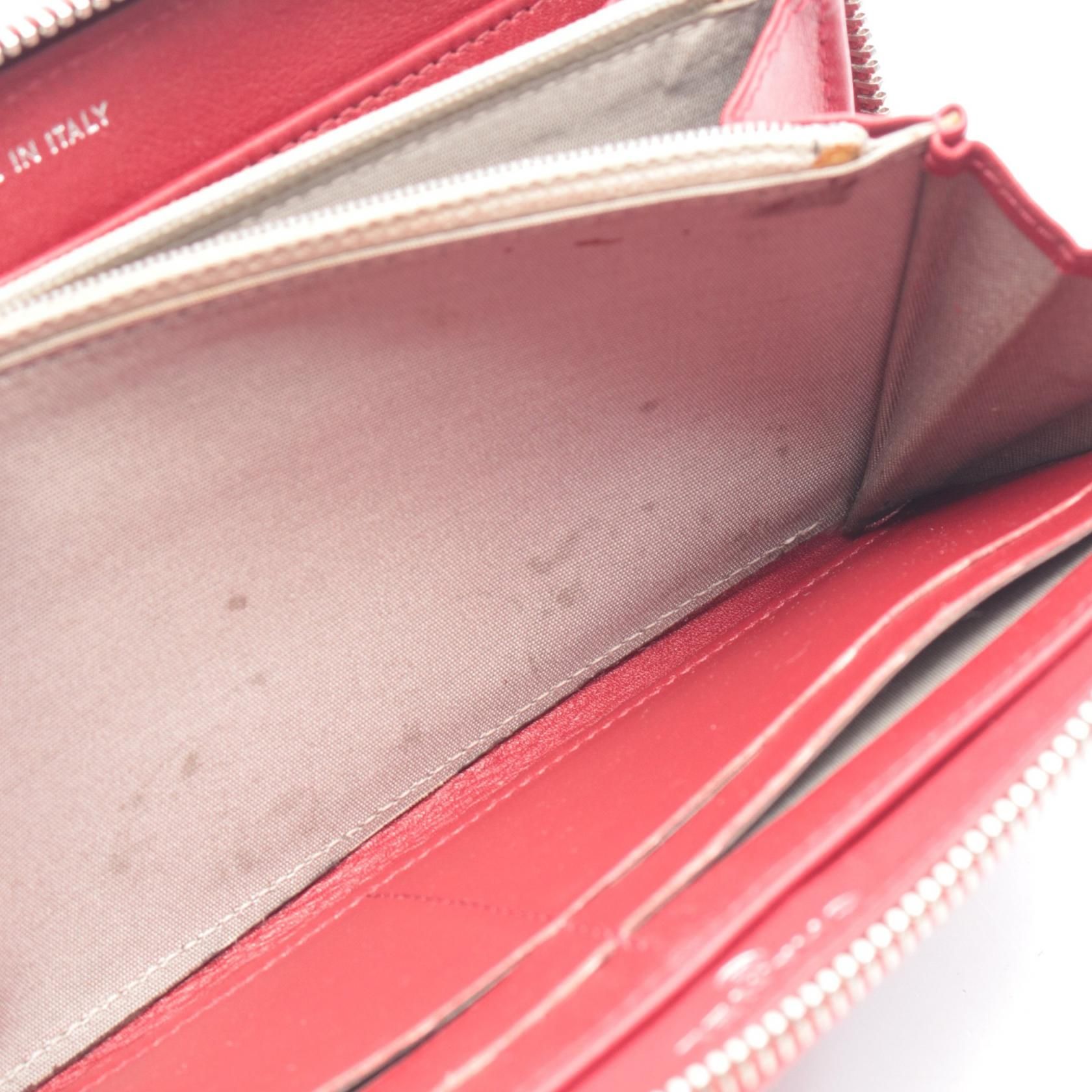 Red Around Long Wallet Calfskin (cowhide) — view 6