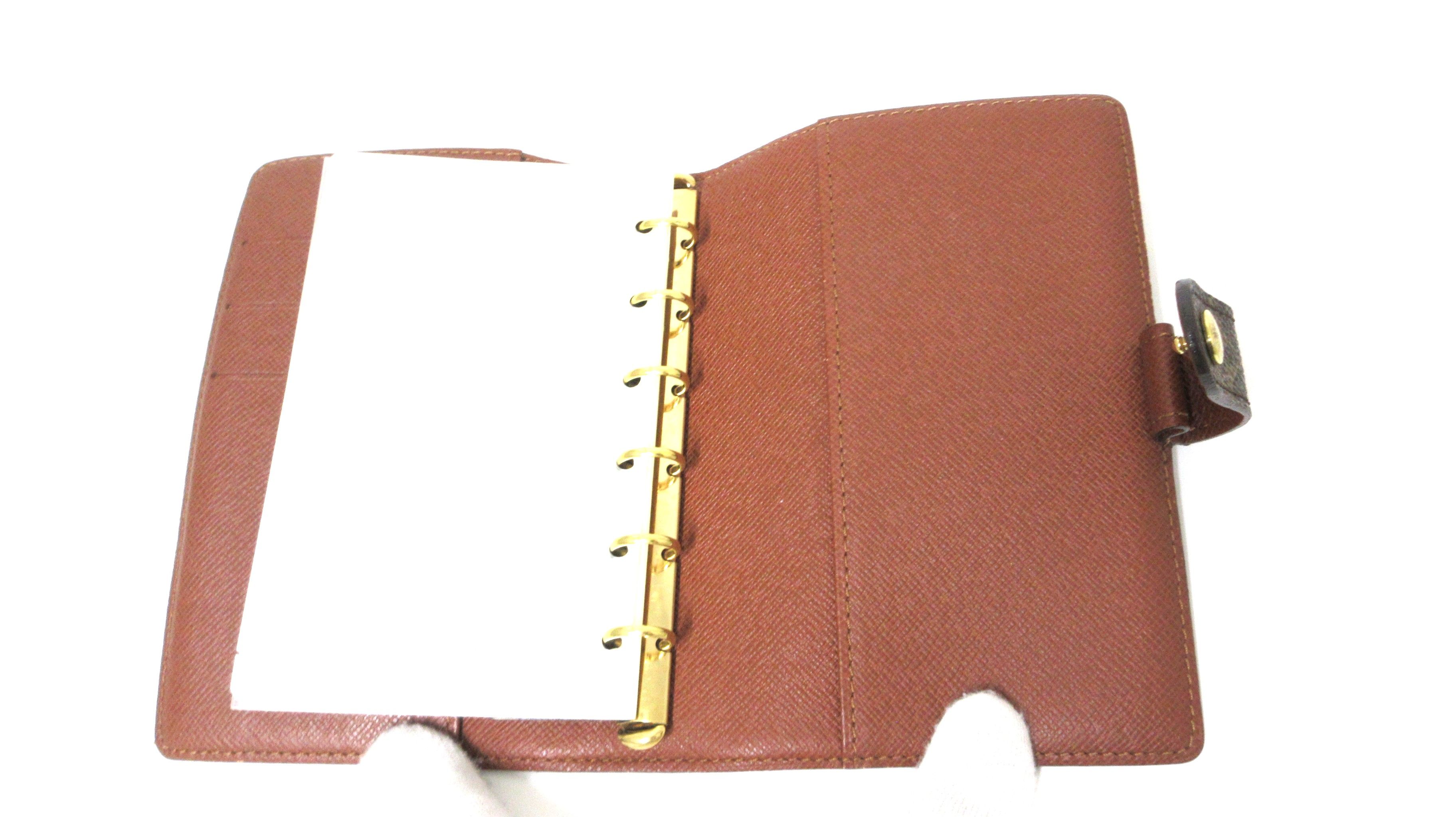 Ring Agenda Cover PM, Monogram — view 6
