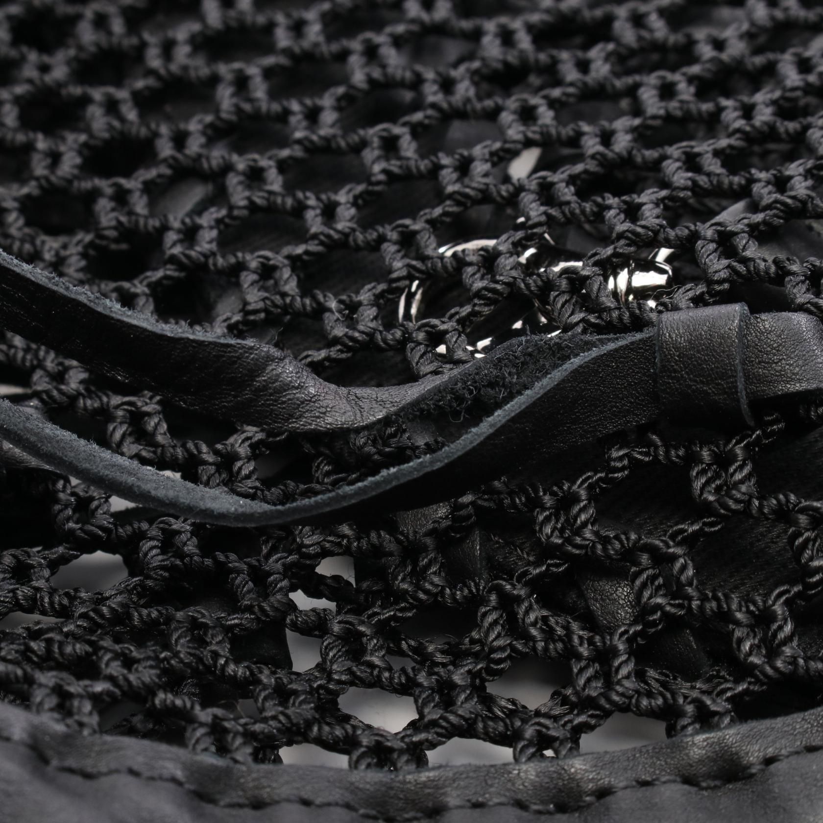 Large CC Mesh Fringe Tote, 2011 Resort Collection — view 8