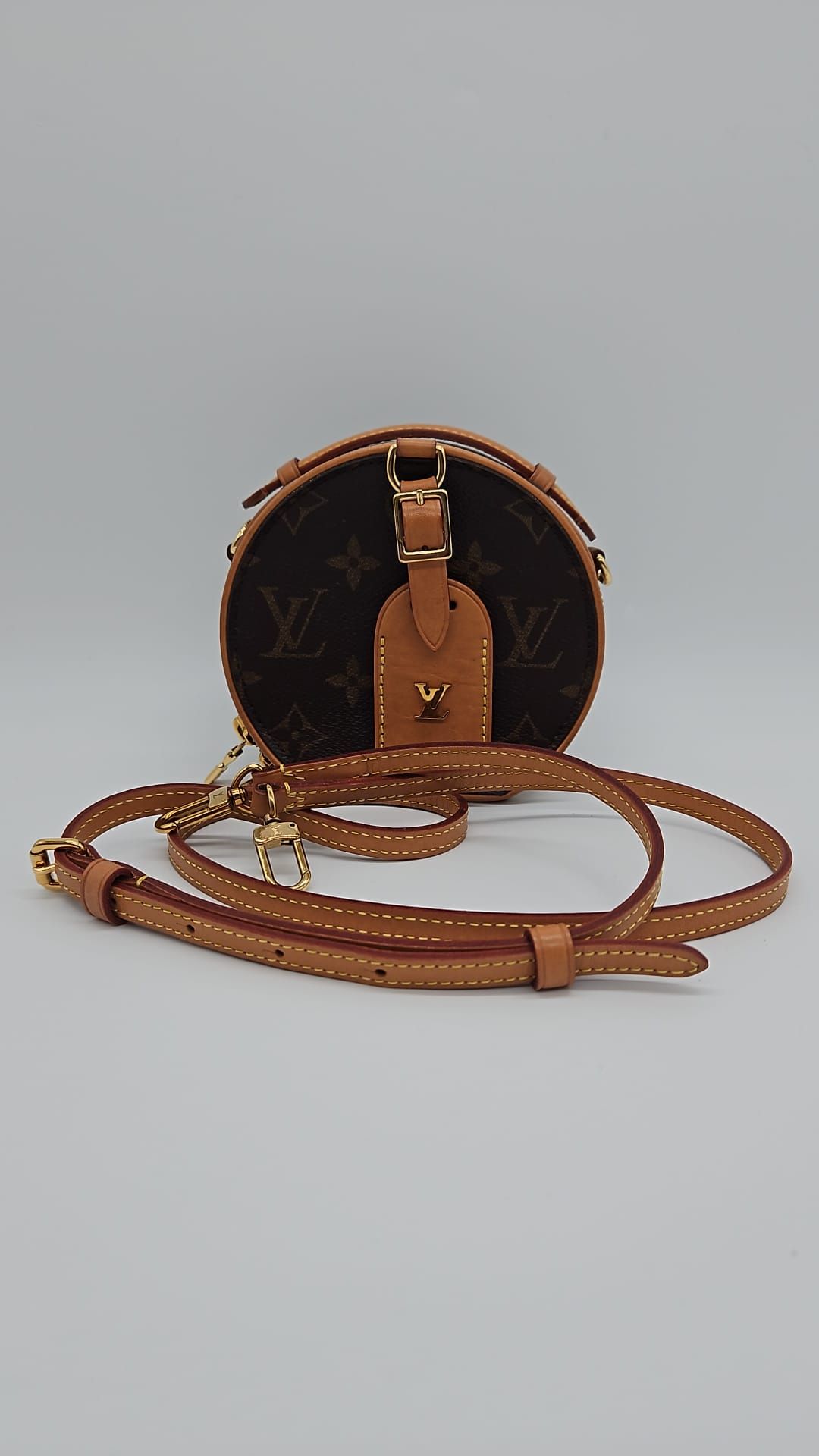 Mini Boite Chapeau, Monogram — view 4