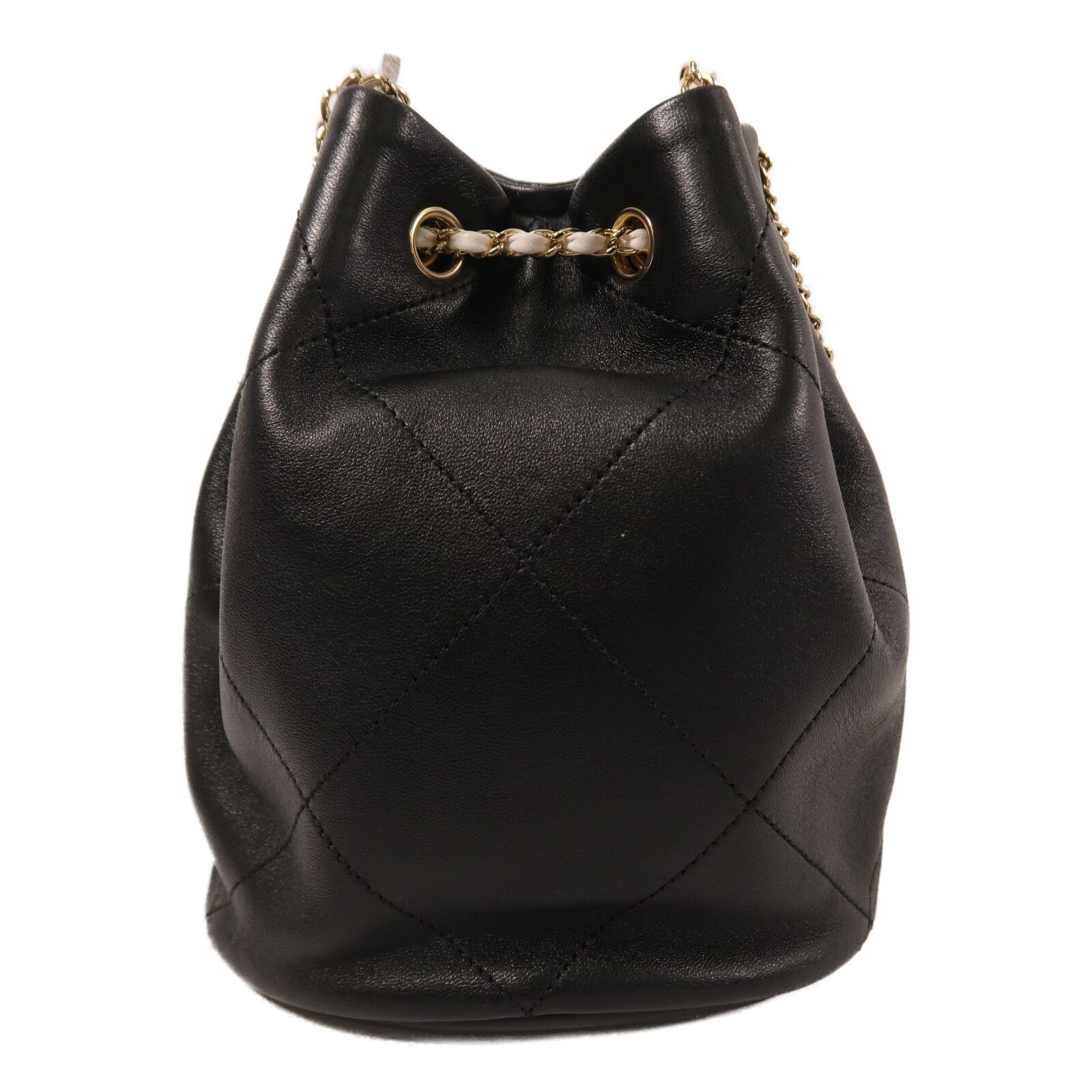 Entwined Drawstring Bucket Bag — view 2