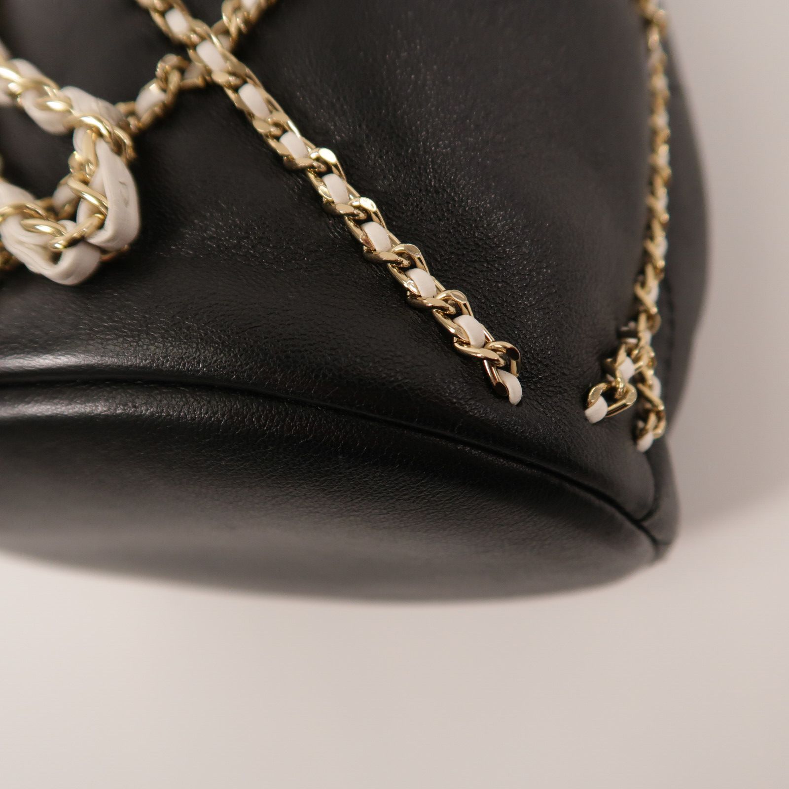 Entwined Drawstring Bucket Bag — view 13