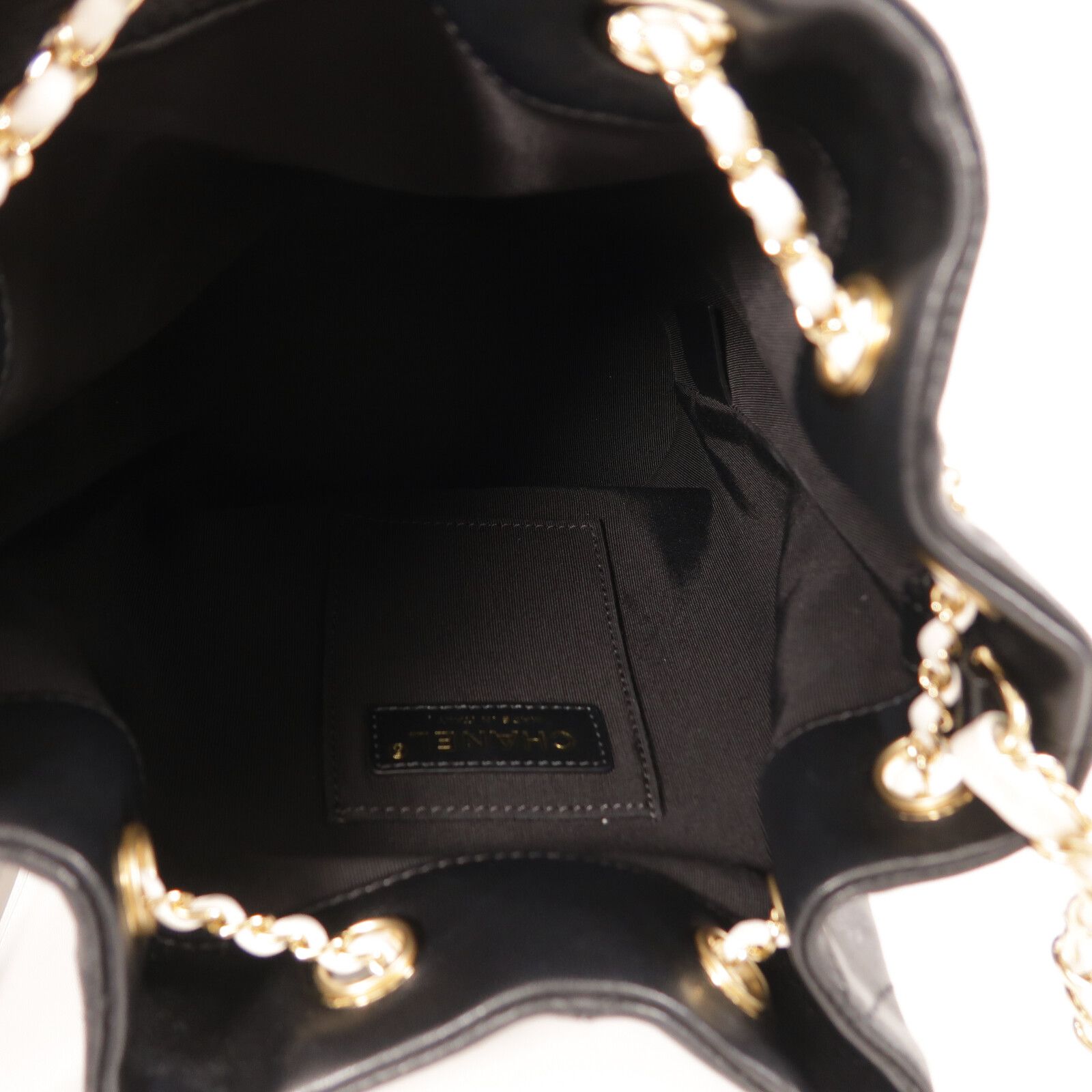 Entwined Drawstring Bucket Bag — view 5