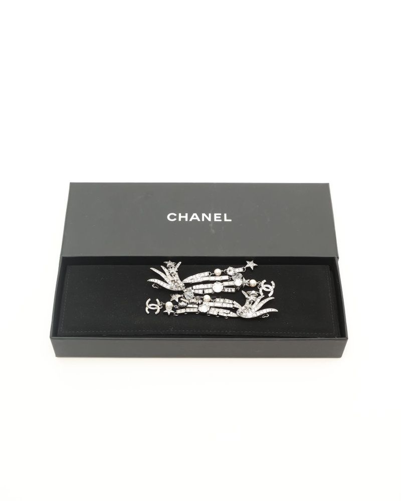 Coco Mark Rhinestone Clip-on Earrings — view 6
