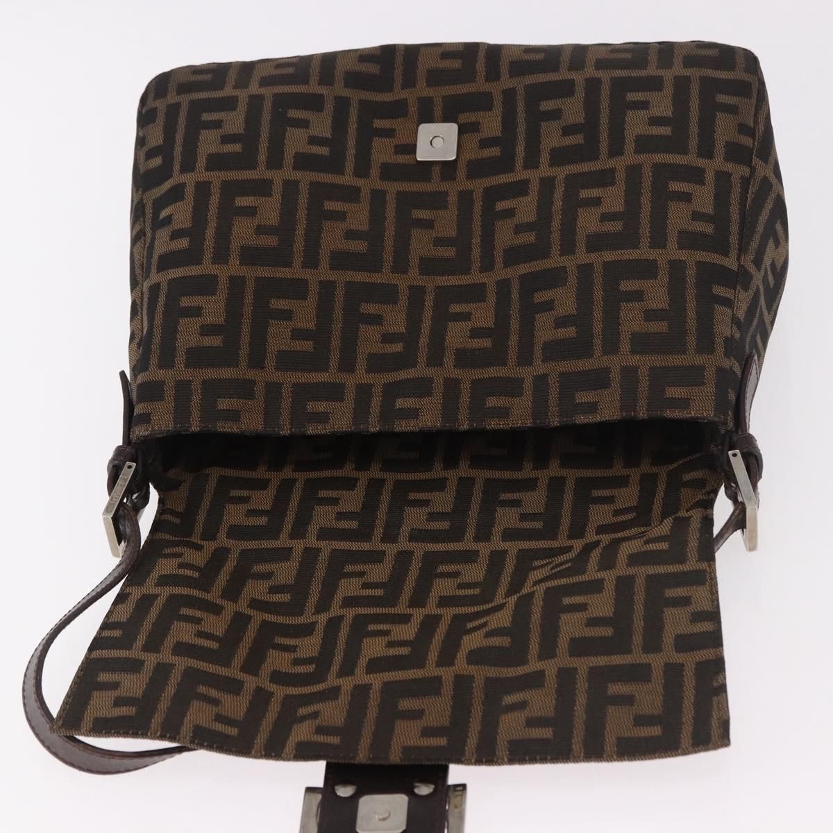 Mama Baguette Shoulder Bag Black Brown Auth, Black — view 20