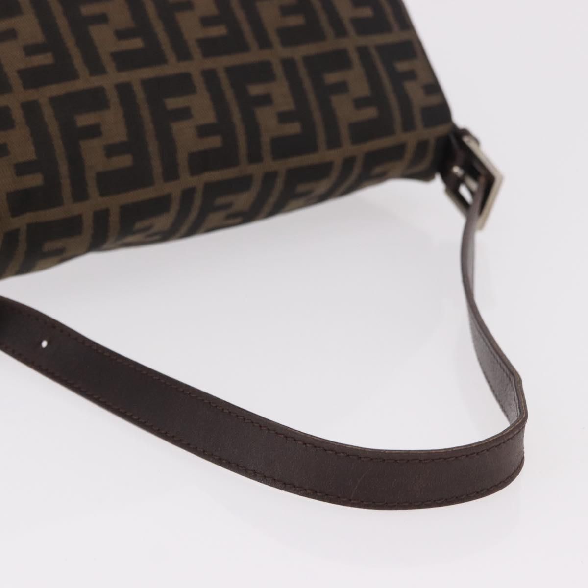 Mama Baguette Shoulder Bag Black Brown Auth, Black — view 7