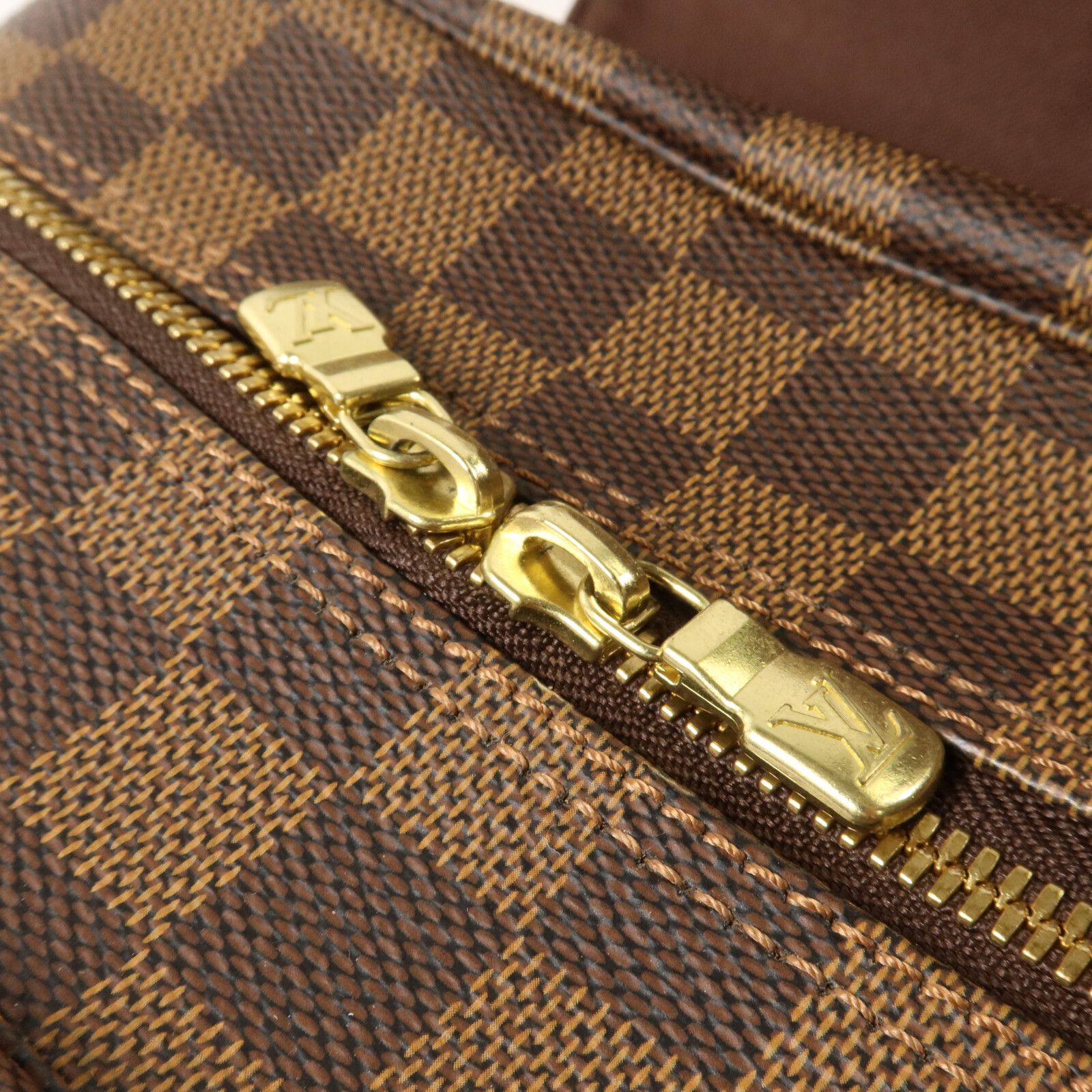 Damier Naviglio Shoulder Bag Brown Shoulder Bag N 45255 — view 12