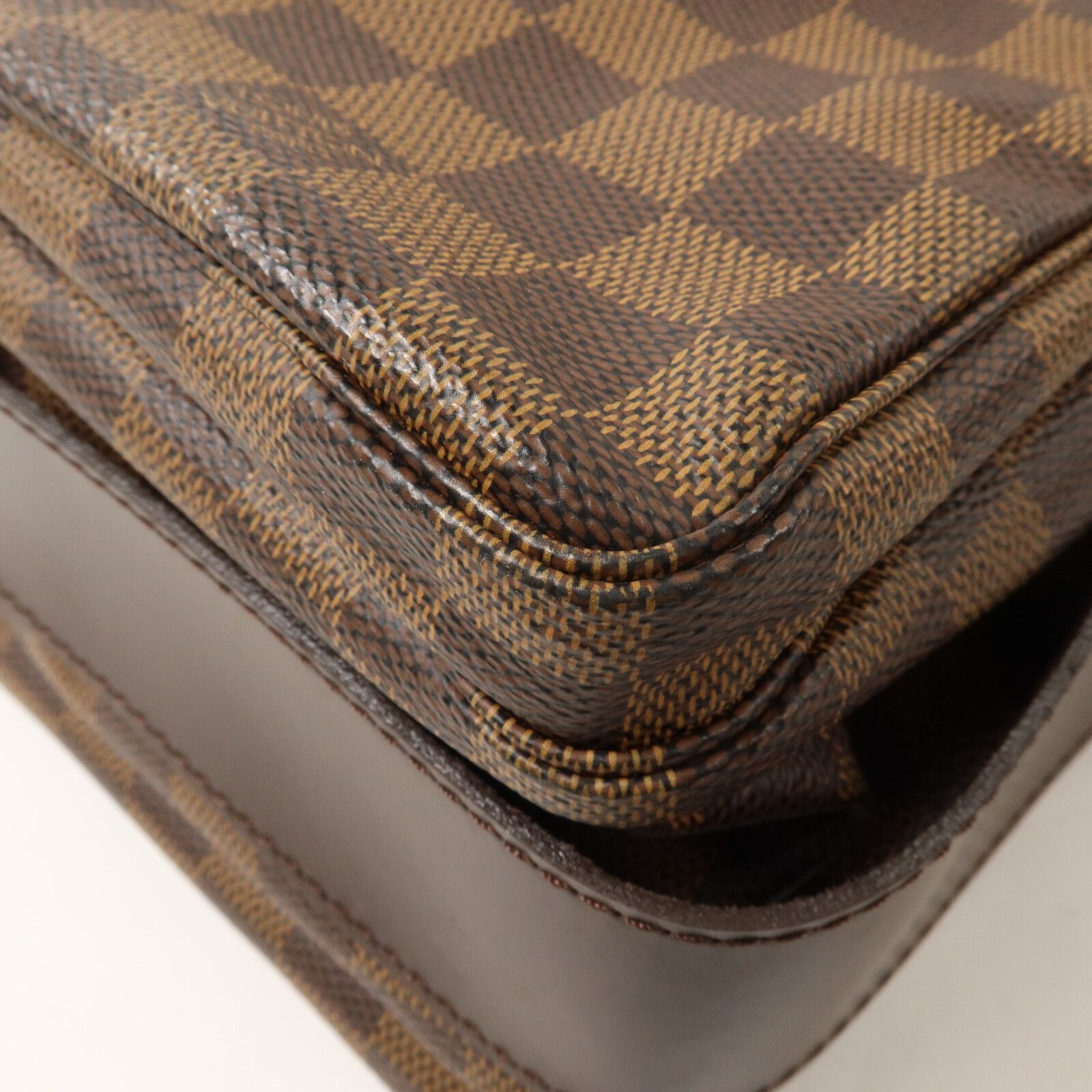 Damier Naviglio Shoulder Bag Brown Shoulder Bag N 45255 — view 14