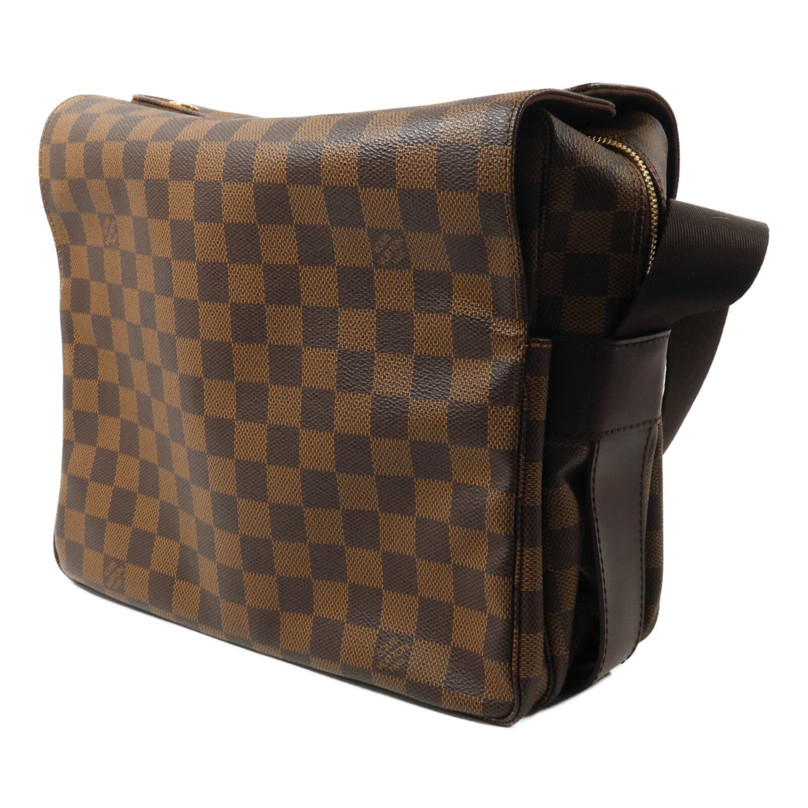 Damier Naviglio Shoulder Bag Brown Shoulder Bag N 45255 — view 3