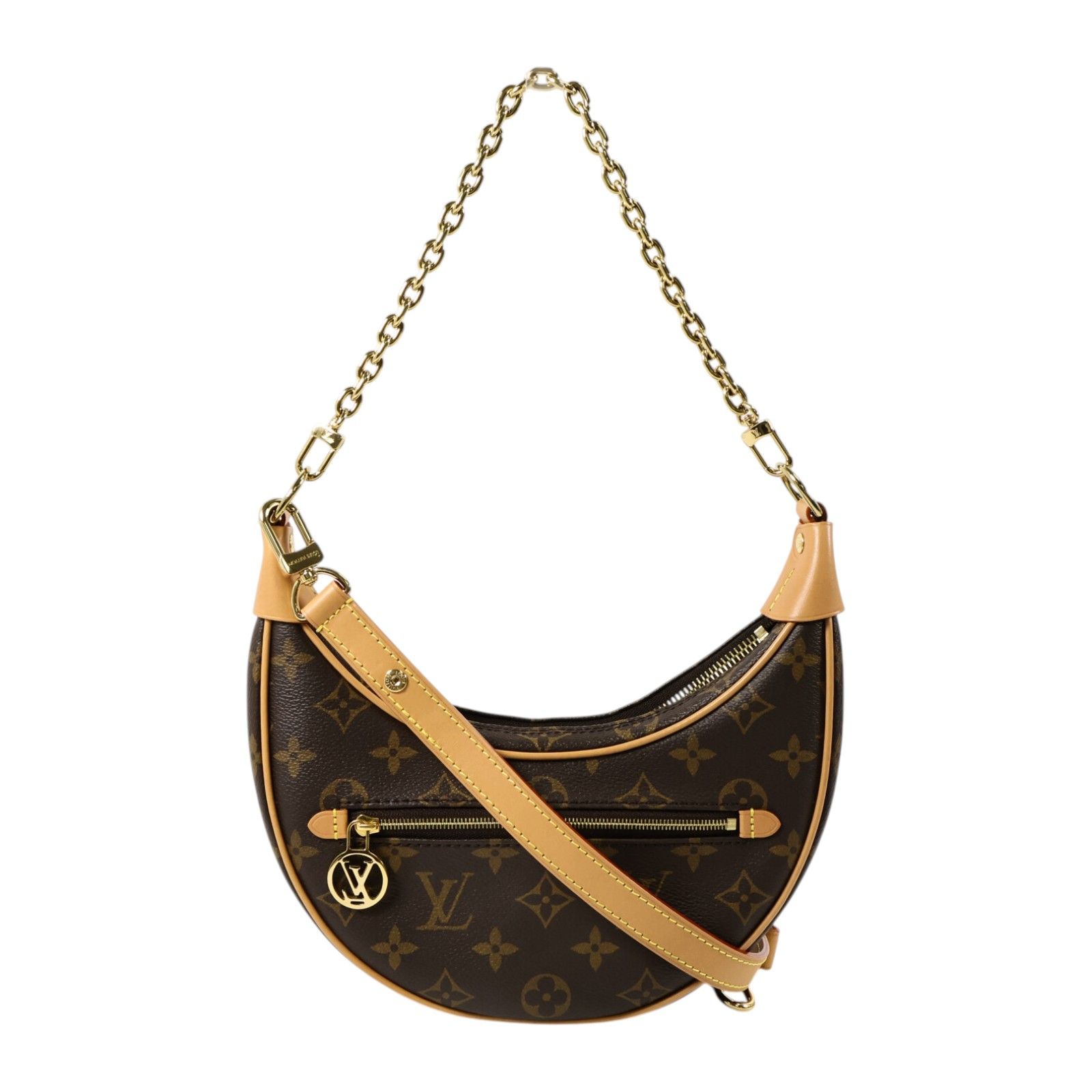 Monogram Loop Shoulder Bag Brown Monogram 2way Shoulder Bag M 81098
