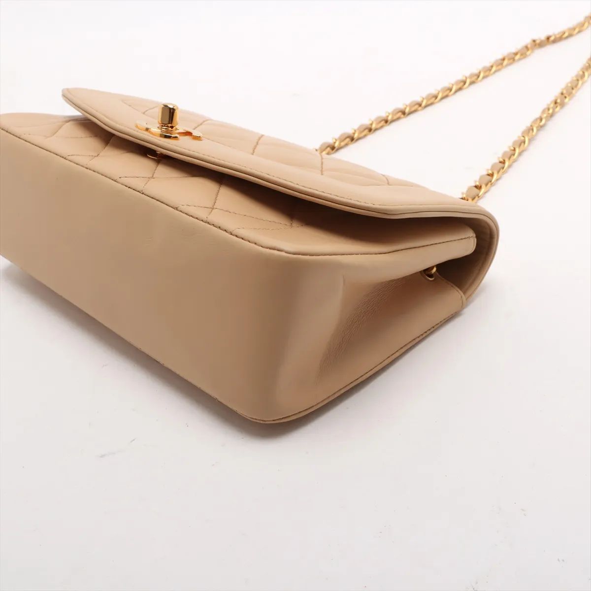 Diana Flap Bag w/GHW, Neutral — view 3