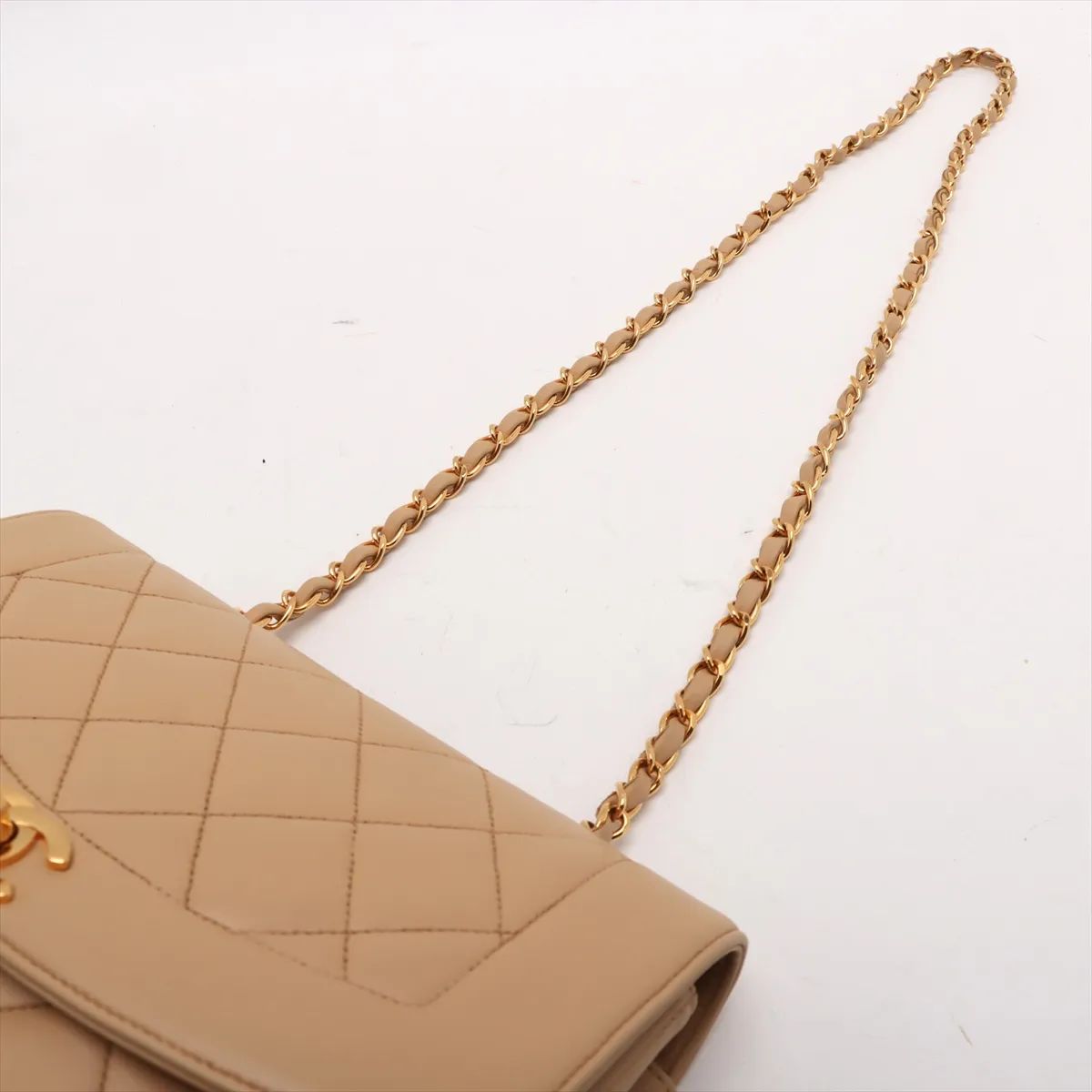Diana Flap Bag w/GHW, Neutral — view 5