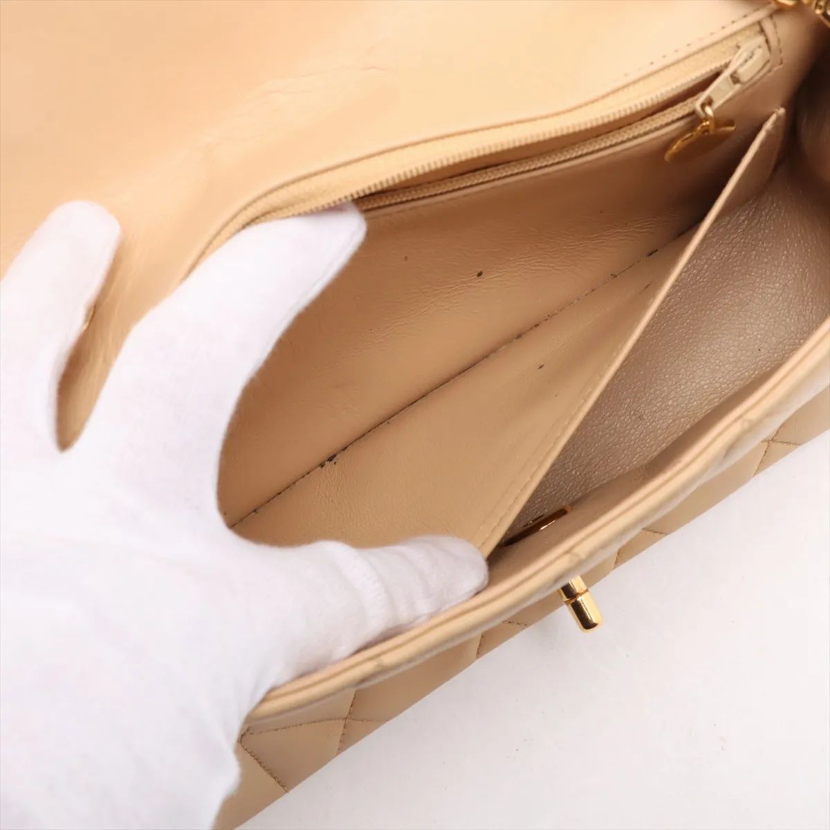 Diana Flap Bag w/GHW, Neutral — view 8