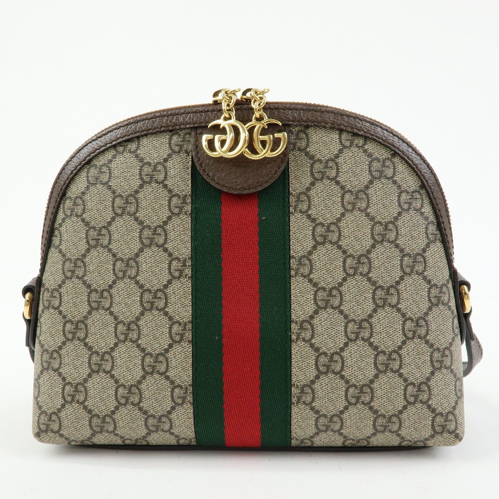 GG Supreme Small Ophidia Dome Shoulder Bag — view 2