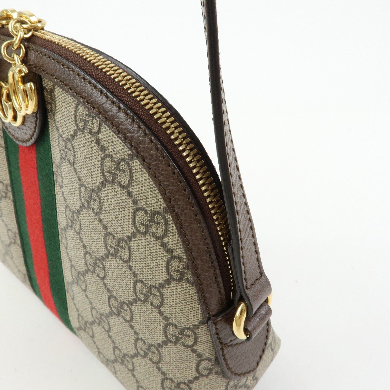 GG Supreme Small Ophidia Dome Shoulder Bag — view 12
