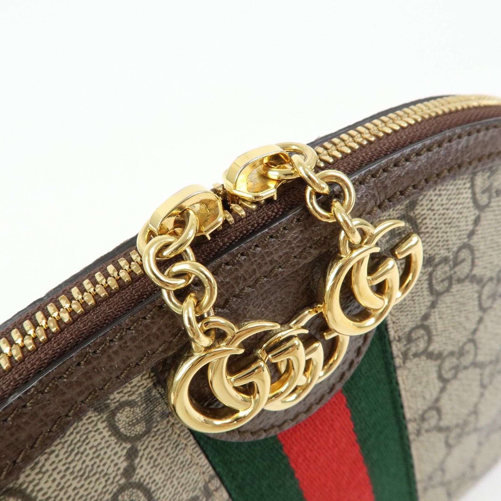 GG Supreme Small Ophidia Dome Shoulder Bag — view 14