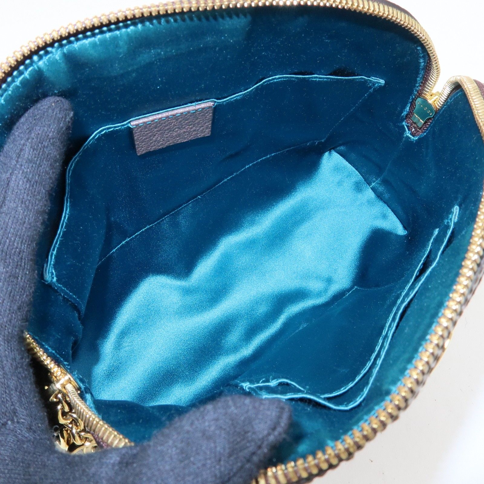 GG Supreme Small Ophidia Dome Shoulder Bag — view 16