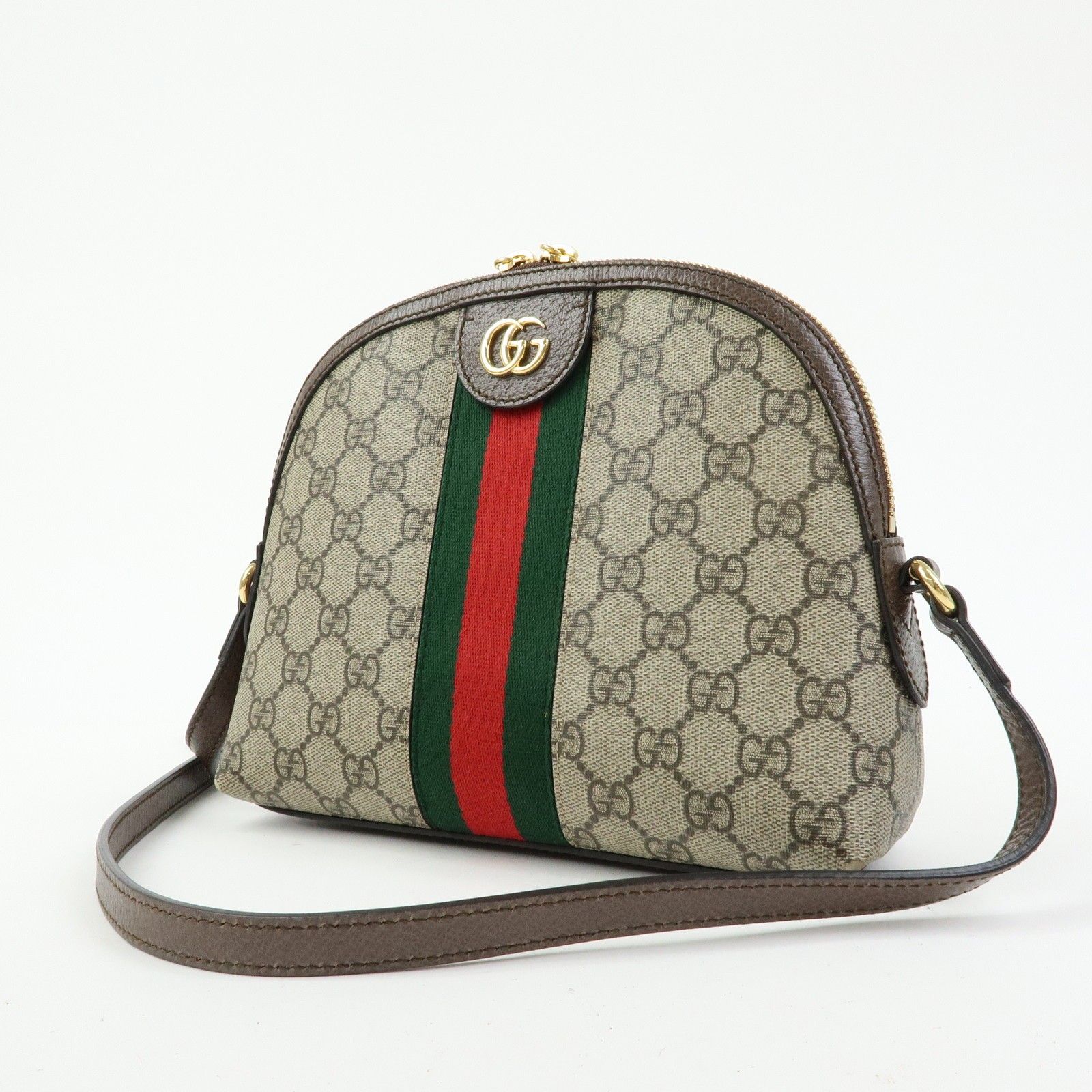 GG Supreme Small Ophidia Dome Shoulder Bag — view 3